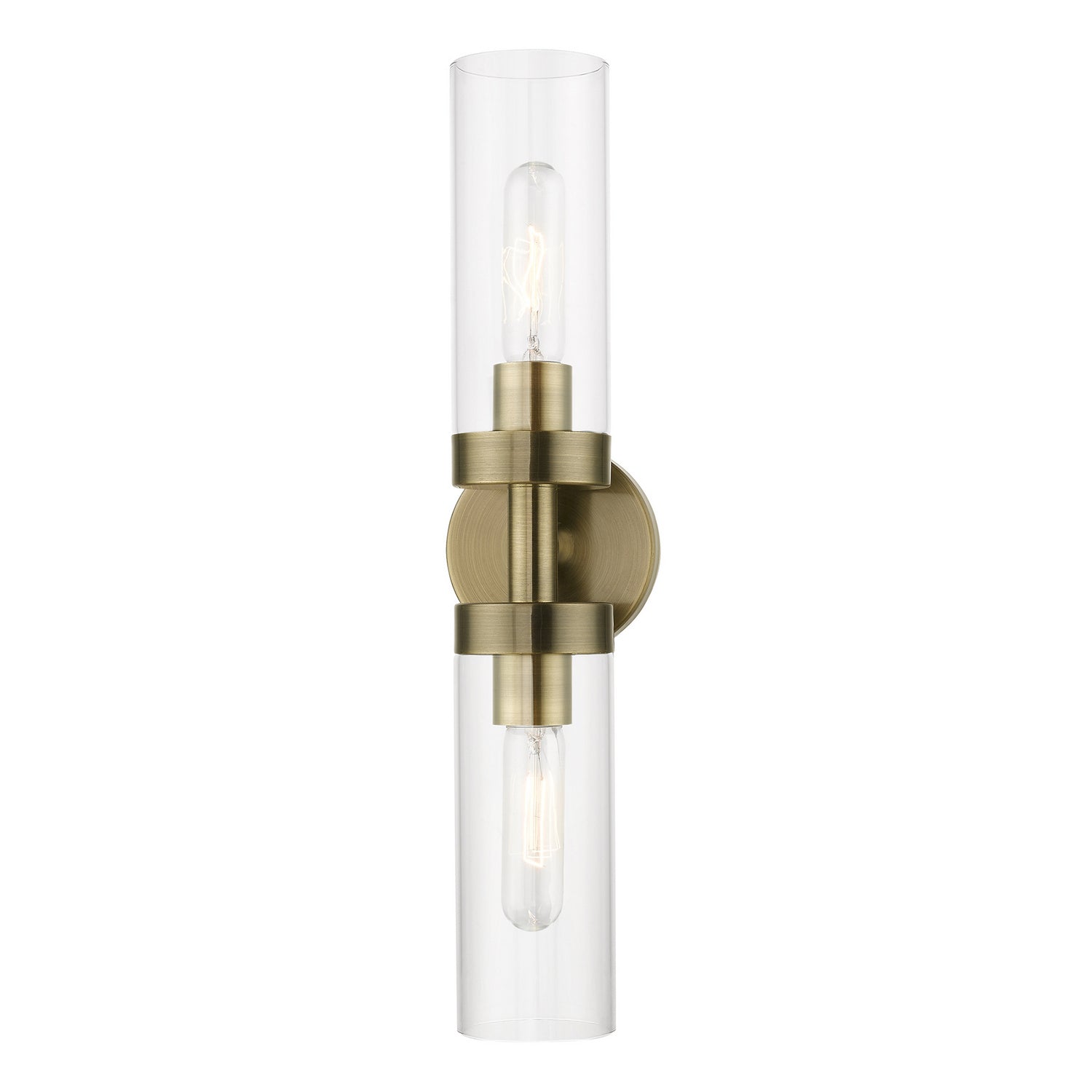 Livex Lighting - 16172-01 - Two Light Vanity Sconce - Ludlow - Antique Brass