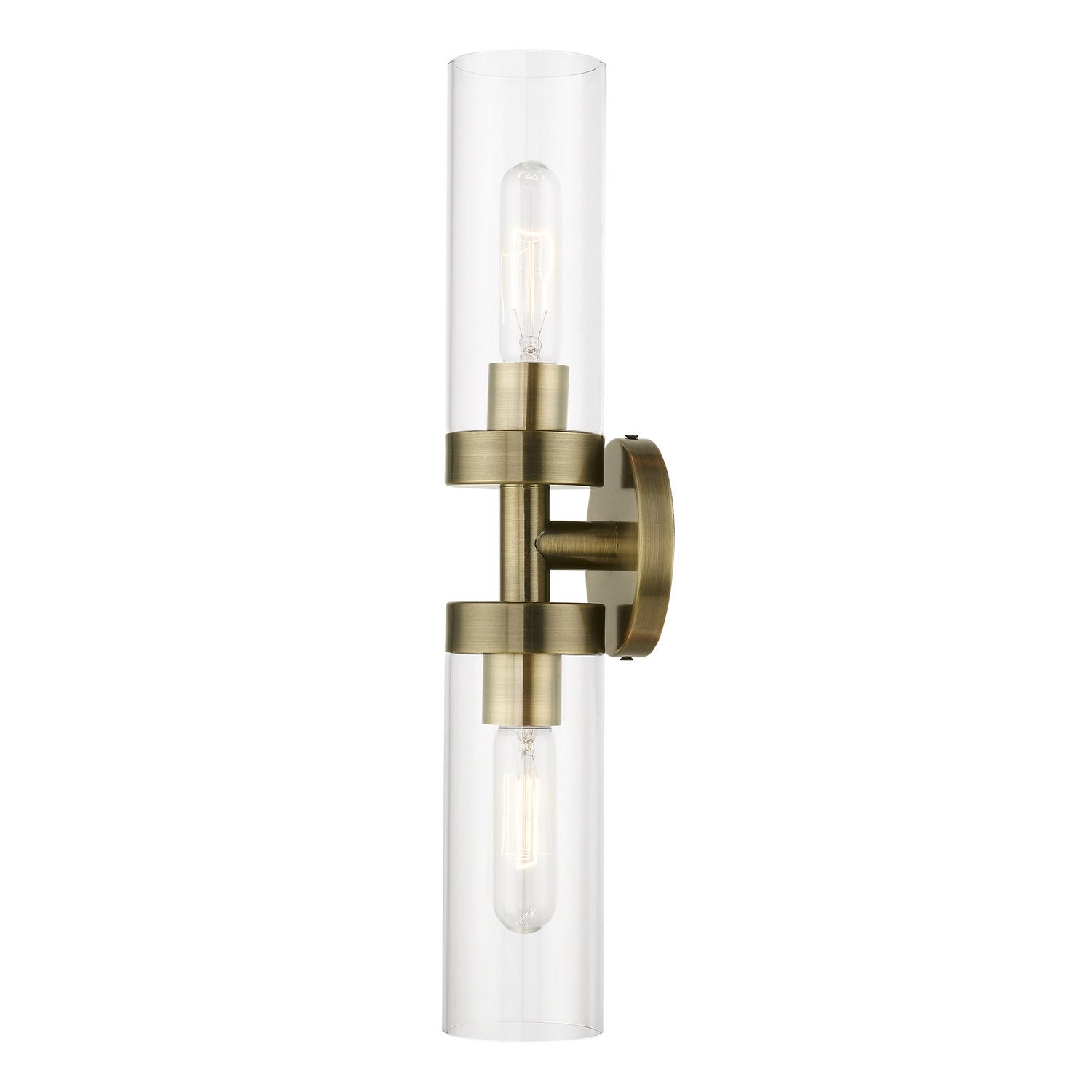 Livex Lighting - 16172-01 - Two Light Vanity Sconce - Ludlow - Antique Brass