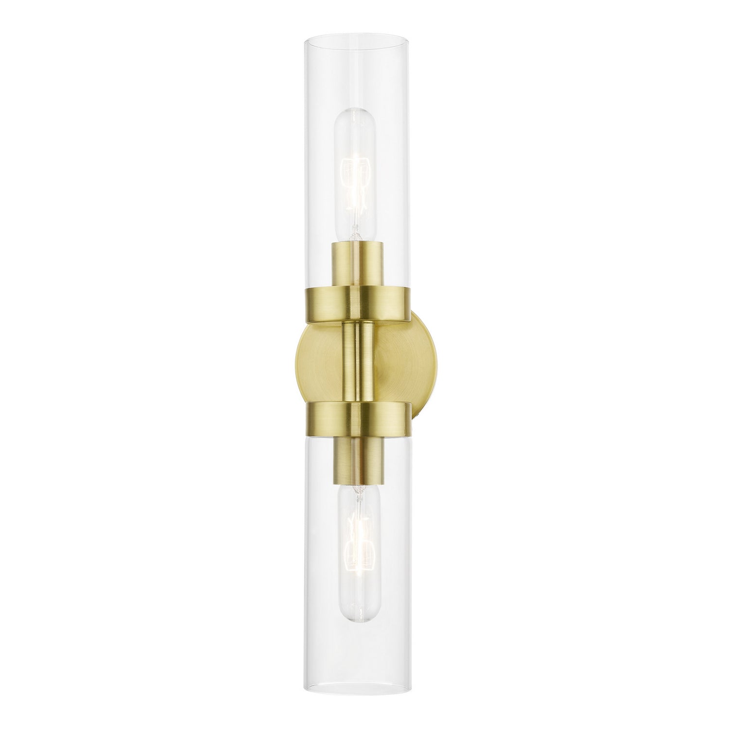 Livex Lighting - 16172-12 - Two Light Vanity Sconce - Ludlow - Satin Brass