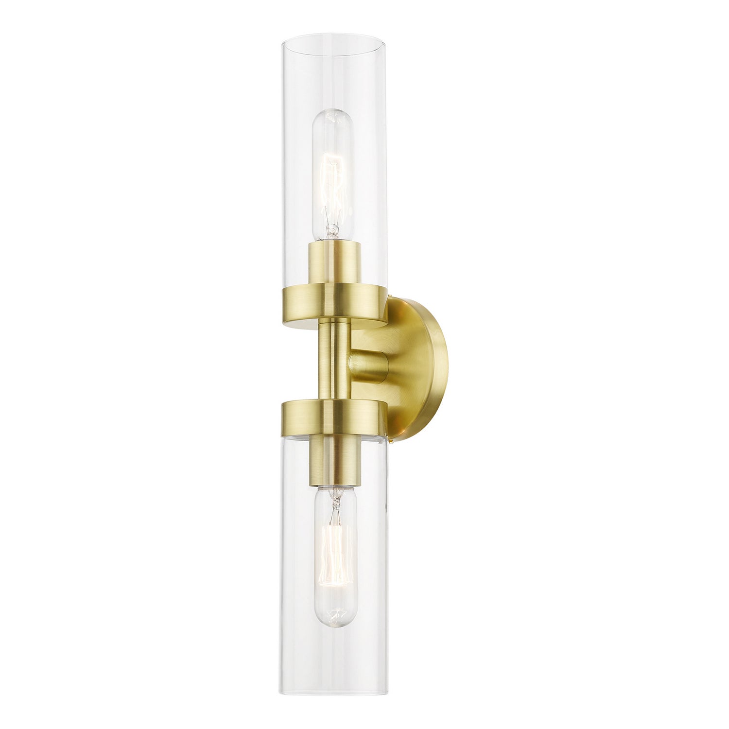 Livex Lighting - 16172-12 - Two Light Vanity Sconce - Ludlow - Satin Brass