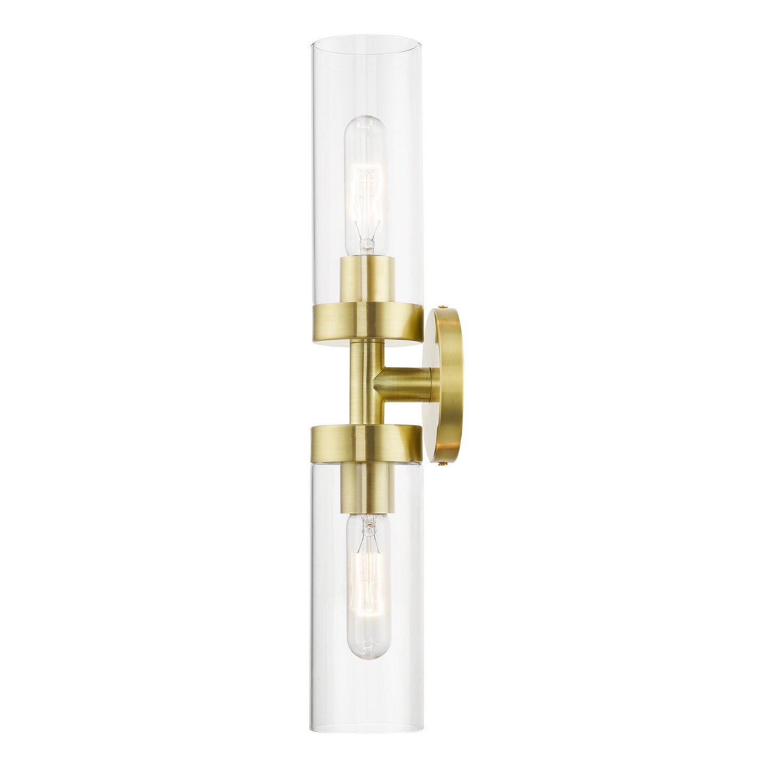 Livex Lighting - 16172-12 - Two Light Vanity Sconce - Ludlow - Satin Brass