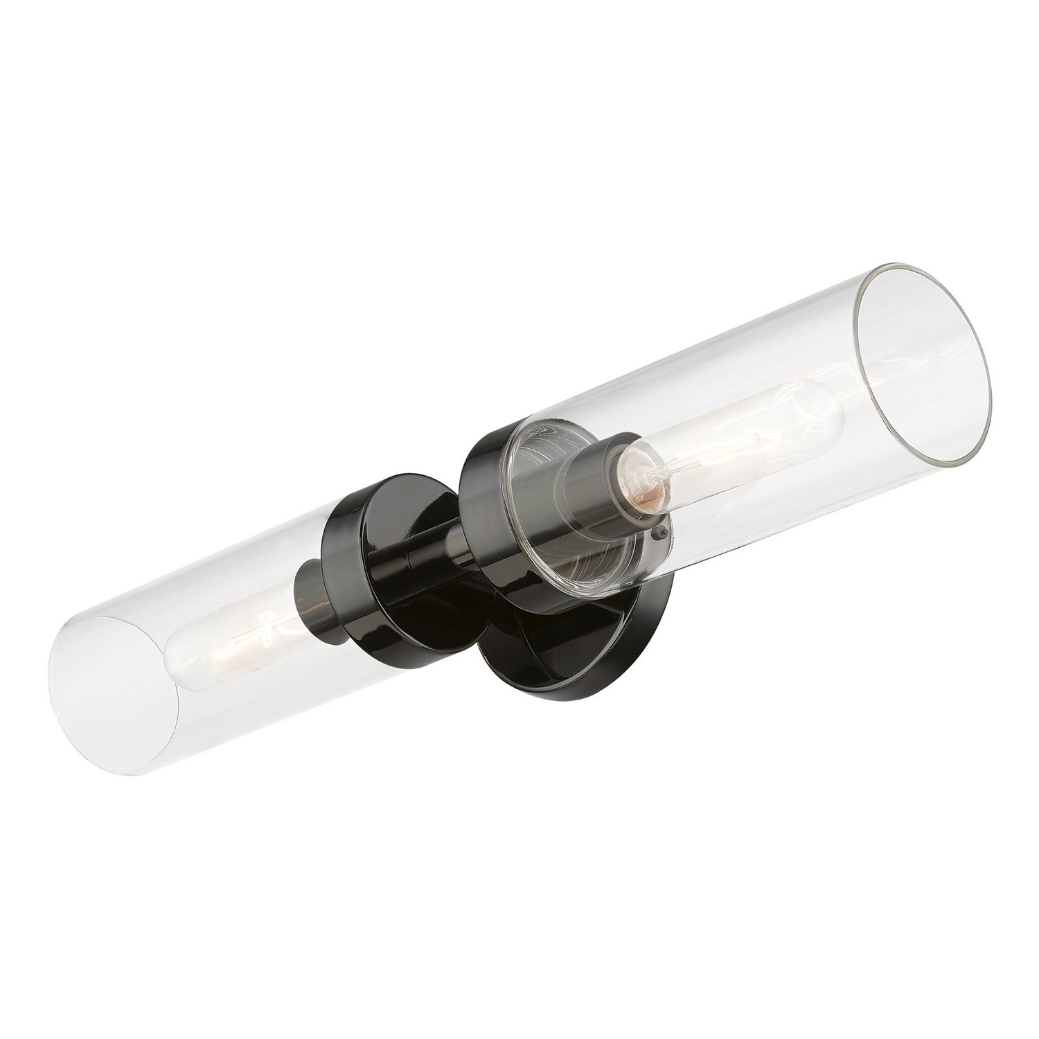 Livex Lighting - 16172-46 - Two Light Vanity Sconce - Ludlow - Black Chrome