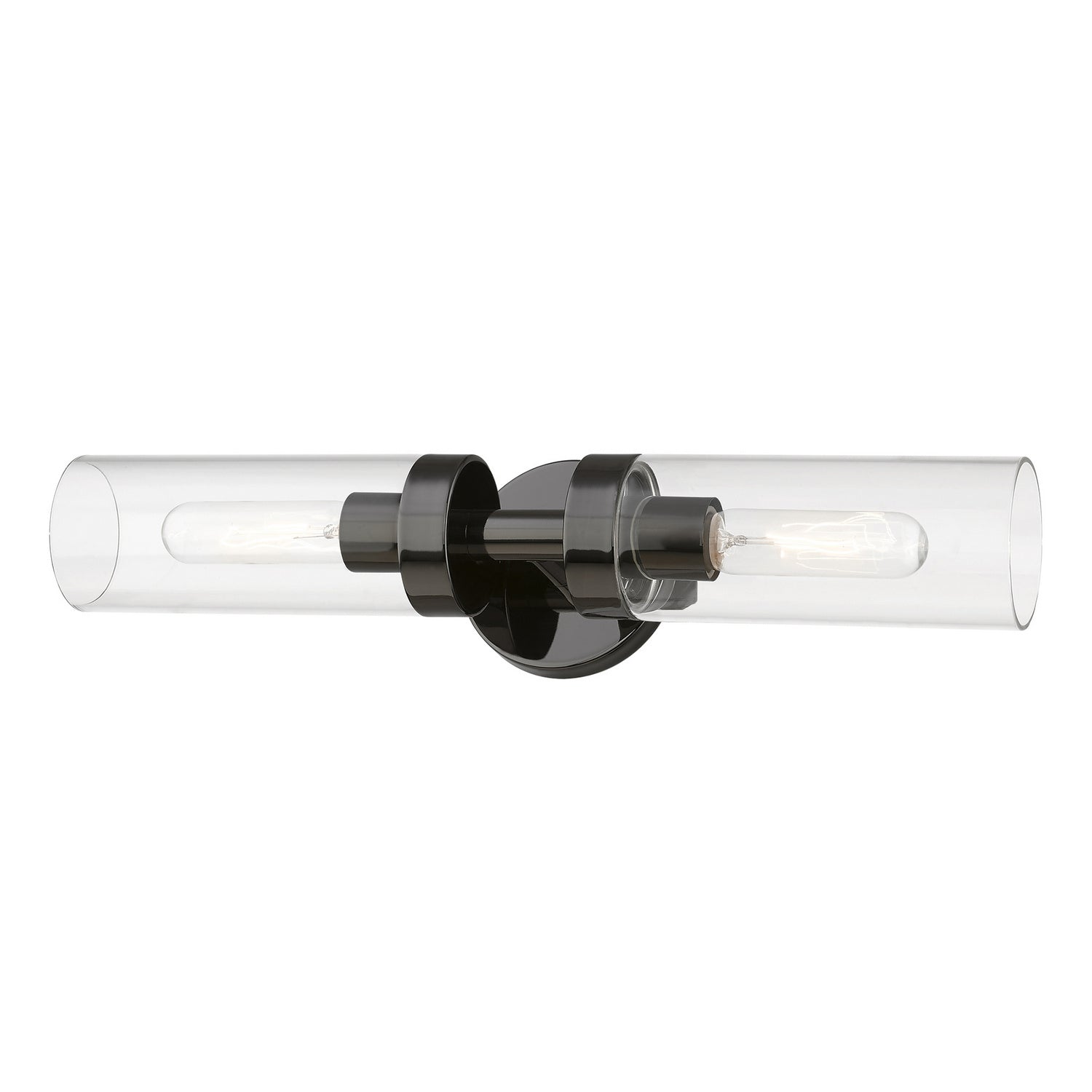 Livex Lighting - 16172-46 - Two Light Vanity Sconce - Ludlow - Black Chrome