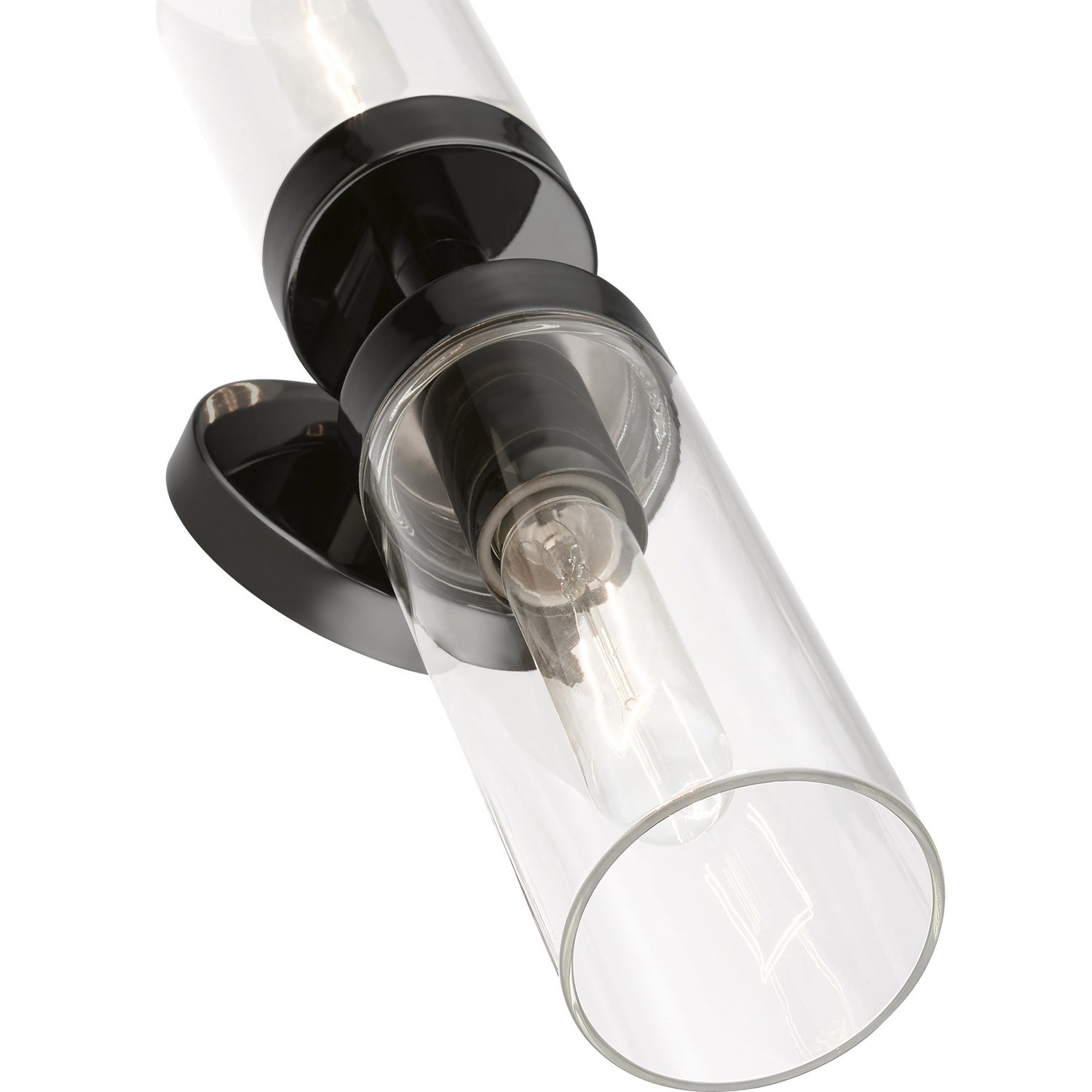 Livex Lighting - 16172-46 - Two Light Vanity Sconce - Ludlow - Black Chrome