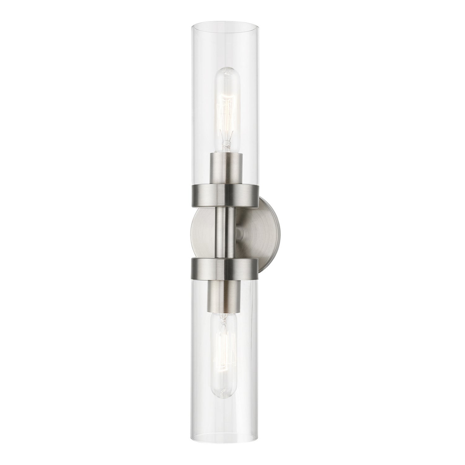 Livex Lighting - 16172-91 - Two Light Vanity Sconce - Ludlow - Brushed Nickel