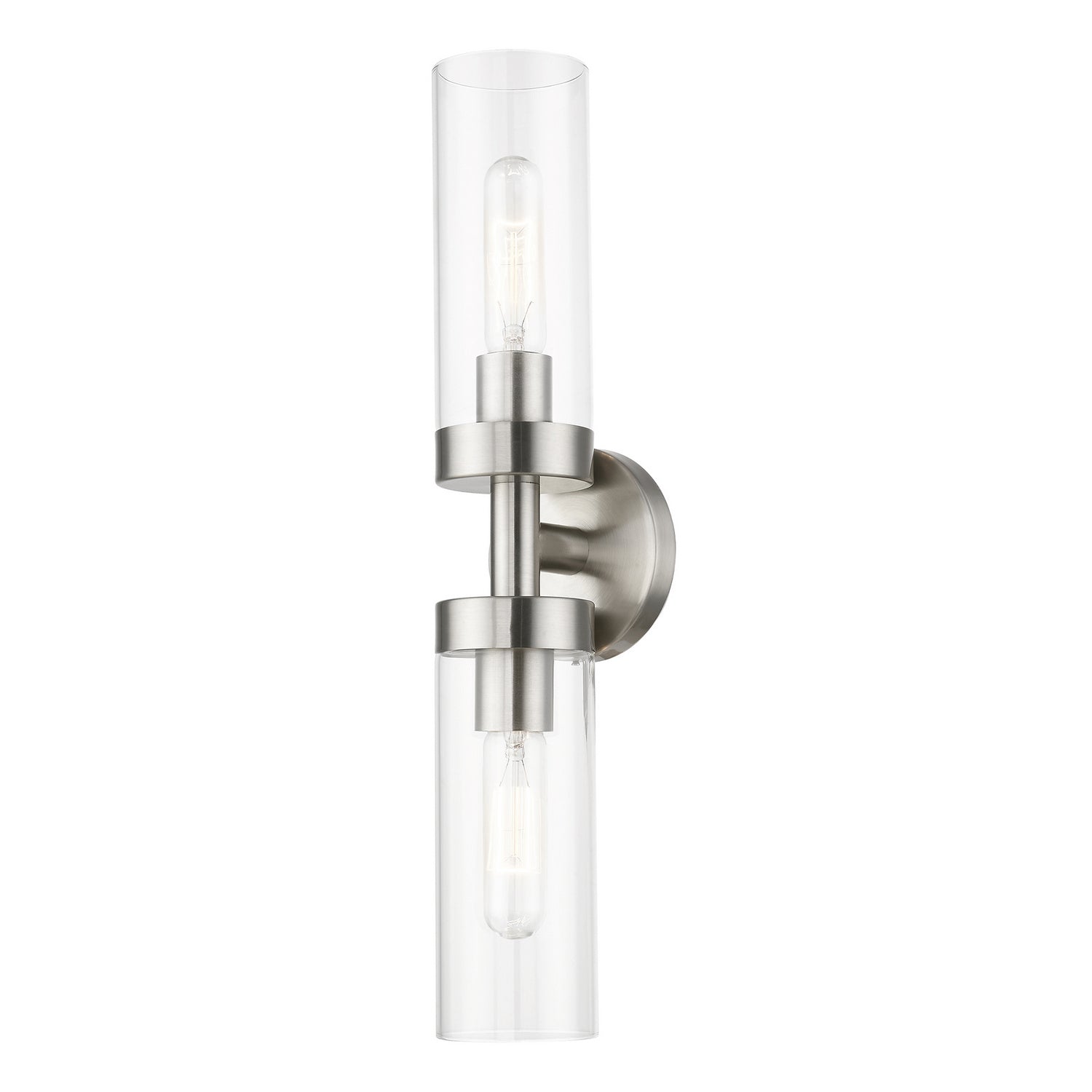 Livex Lighting - 16172-91 - Two Light Vanity Sconce - Ludlow - Brushed Nickel