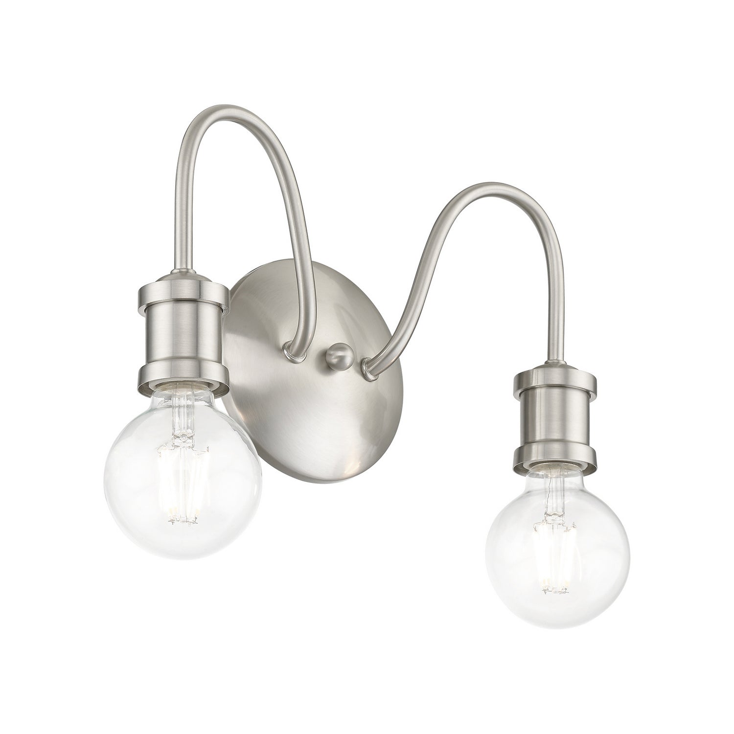 Livex Lighting - 16572-91 - Two Light Vanity Sconce - Lansdale - Brushed Nickel