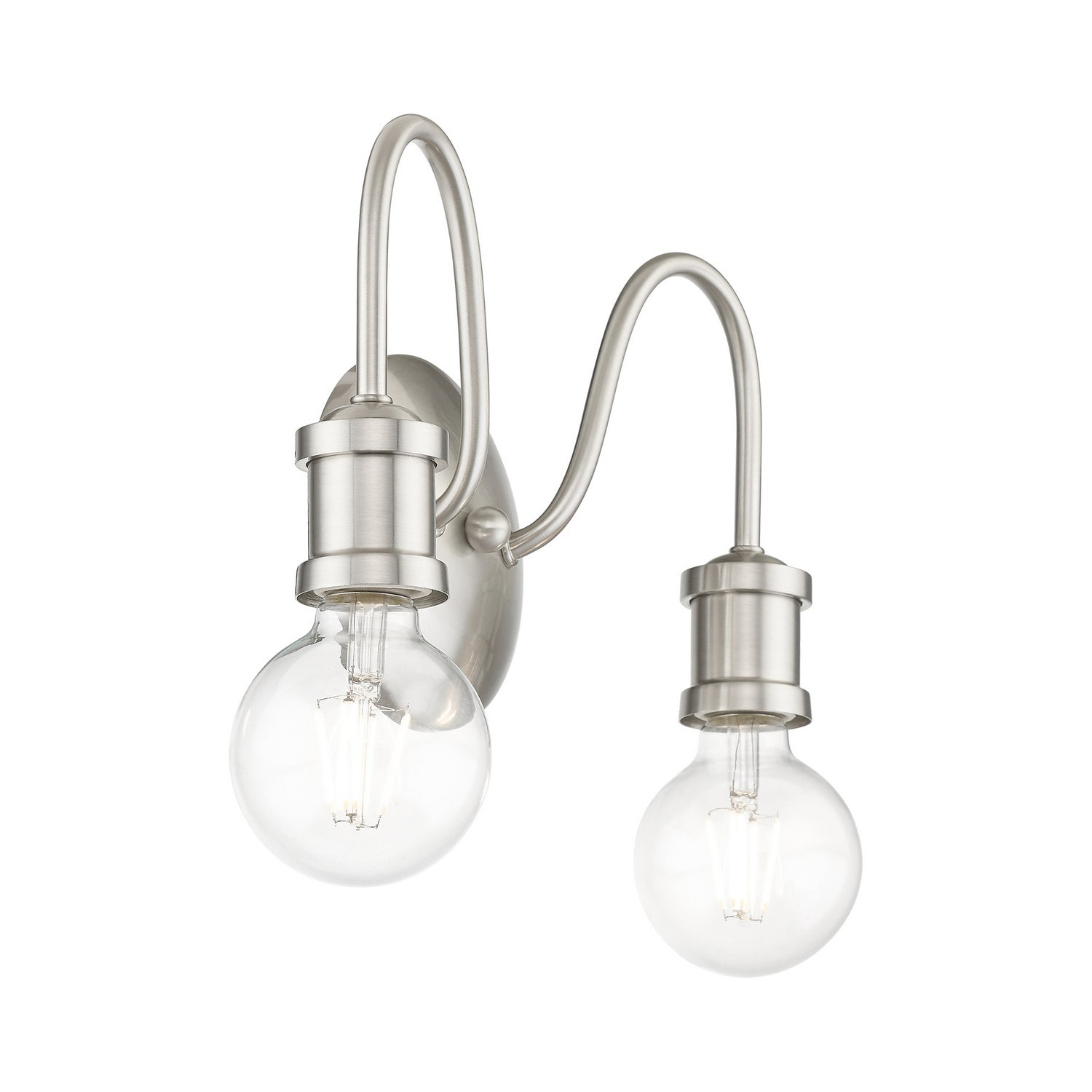 Livex Lighting - 16572-91 - Two Light Vanity Sconce - Lansdale - Brushed Nickel