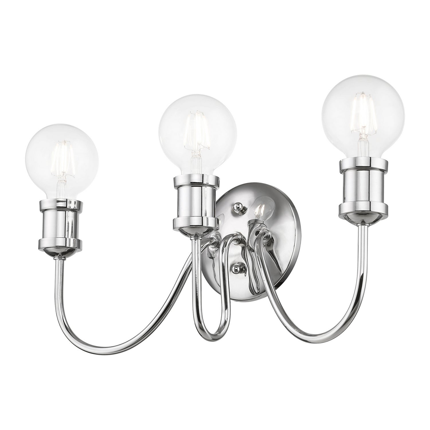 Livex Lighting - 16573-05 - Three Light Vanity Sconce - Lansdale - Polished Chrome