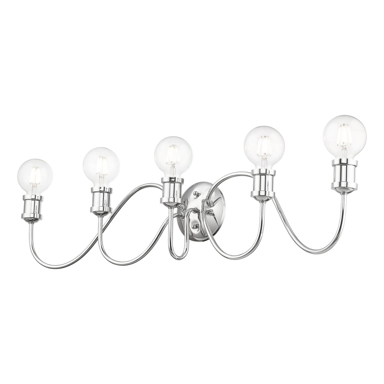 Livex Lighting - 16575-05 - Five Light Vanity Sconce - Lansdale - Polished Chrome