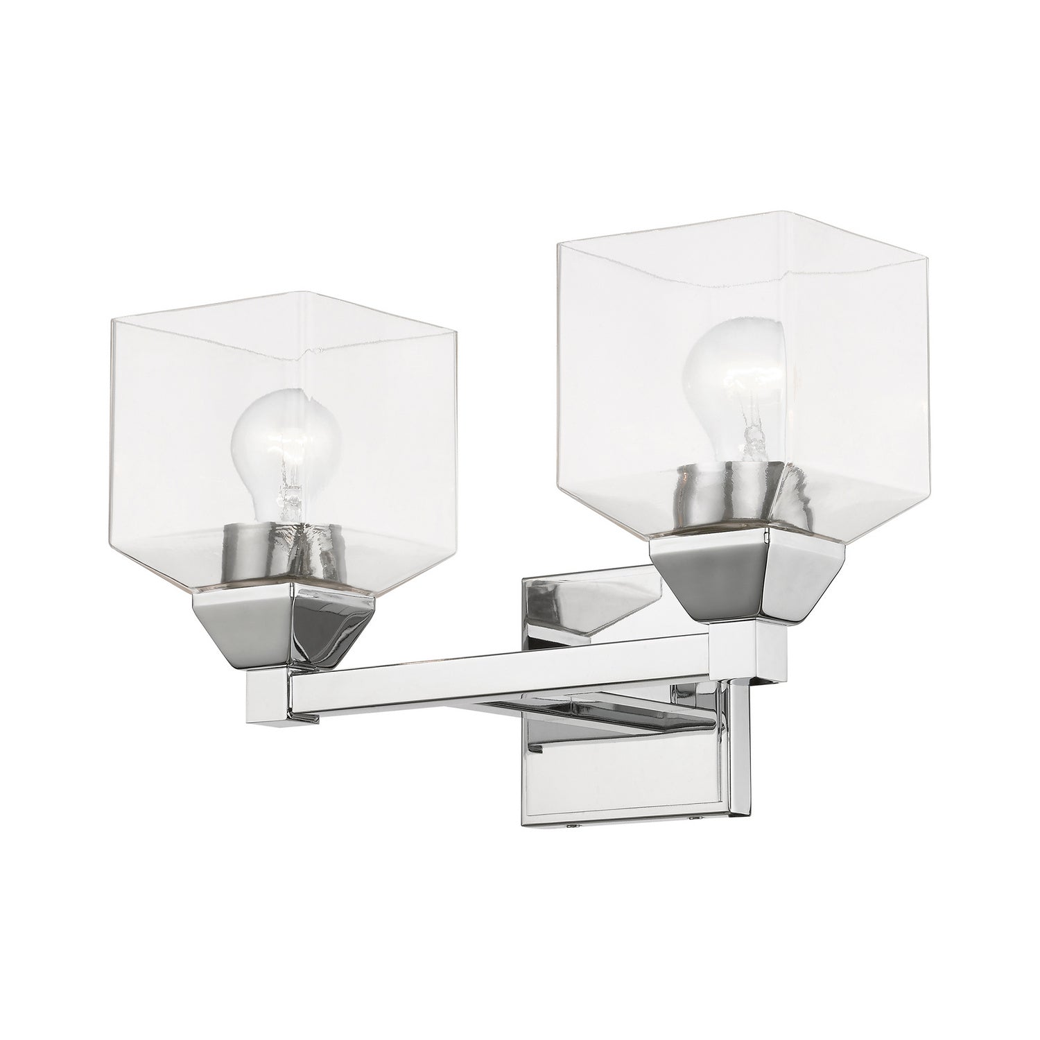 Livex Lighting - 16772-05 - Two Light Vanity Sconce - Aragon - Polished Chrome
