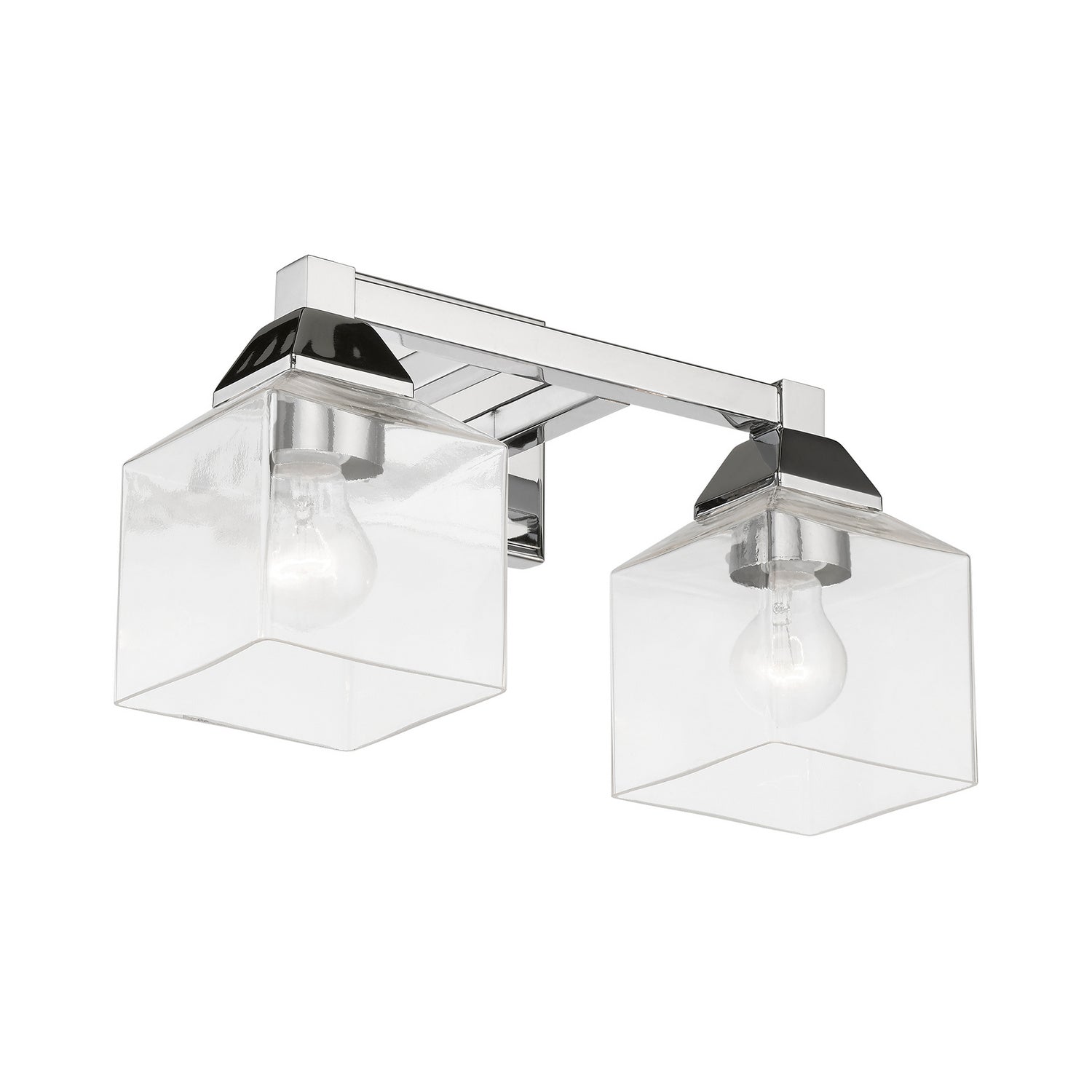 Livex Lighting - 16772-05 - Two Light Vanity Sconce - Aragon - Polished Chrome