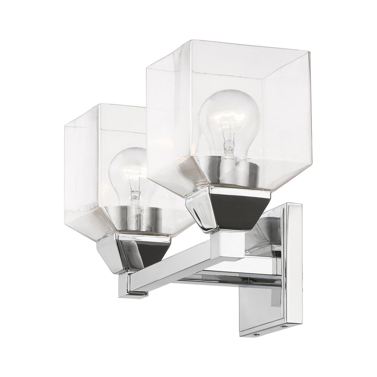 Livex Lighting - 16772-05 - Two Light Vanity Sconce - Aragon - Polished Chrome