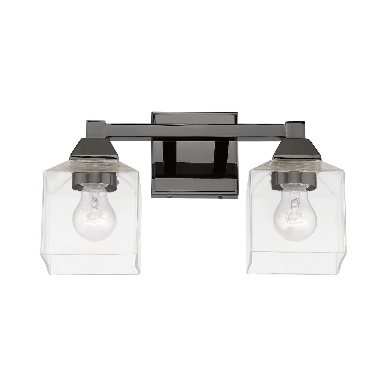 Livex Lighting - 16772-46 - Two Light Vanity Sconce - Aragon - Black Chrome