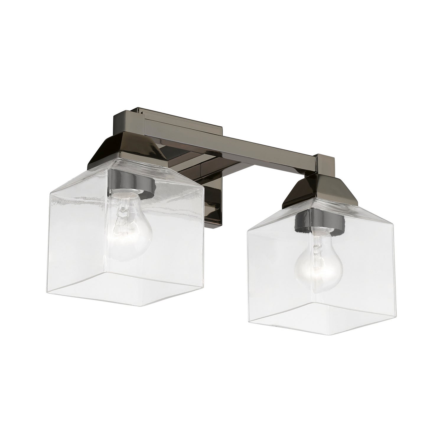 Livex Lighting - 16772-46 - Two Light Vanity Sconce - Aragon - Black Chrome