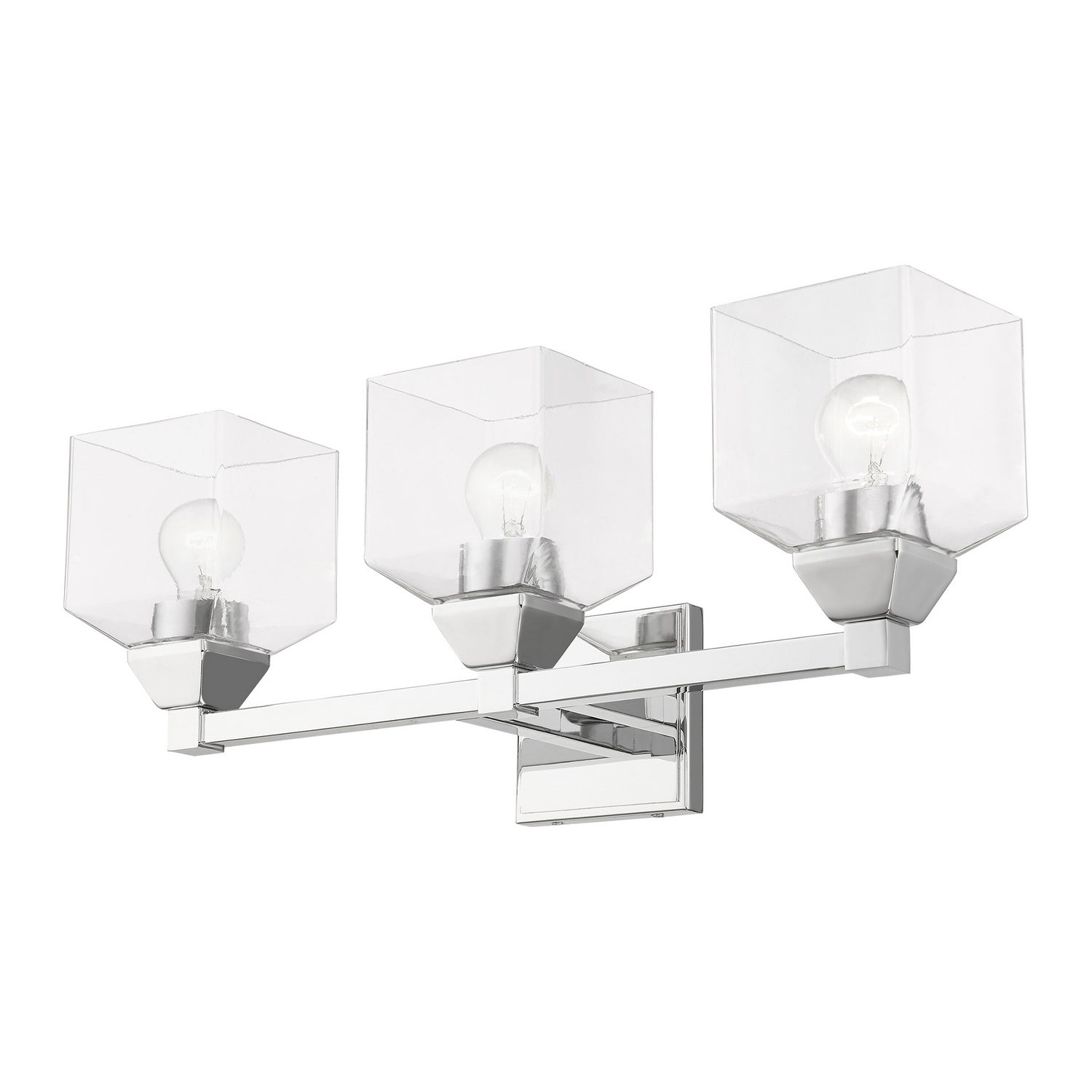 Livex Lighting - 16773-05 - Three Light Vanity Sconce - Aragon - Polished Chrome