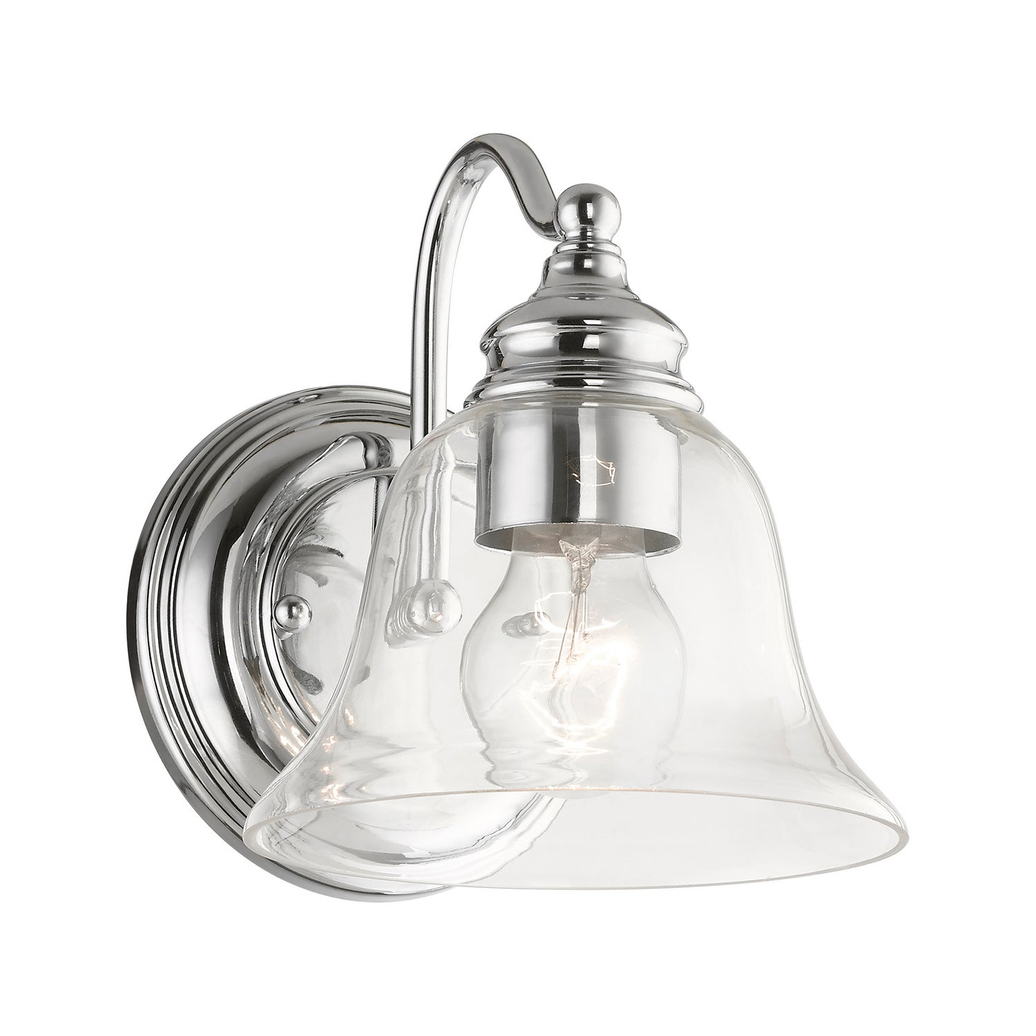 Livex Lighting - 16931-05 - One Light Vanity Sconce - Moreland - Polished Chrome