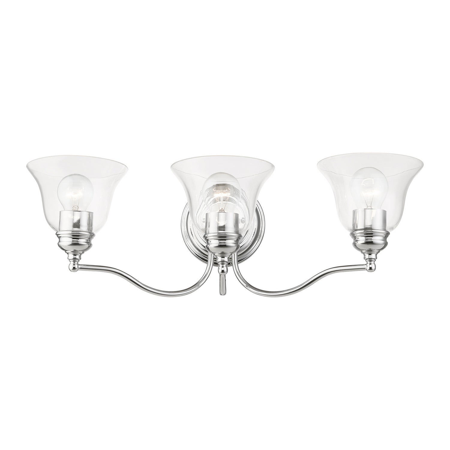 Livex Lighting - 16933-05 - Three Light Vanity Sconce - Moreland - Polished Chrome