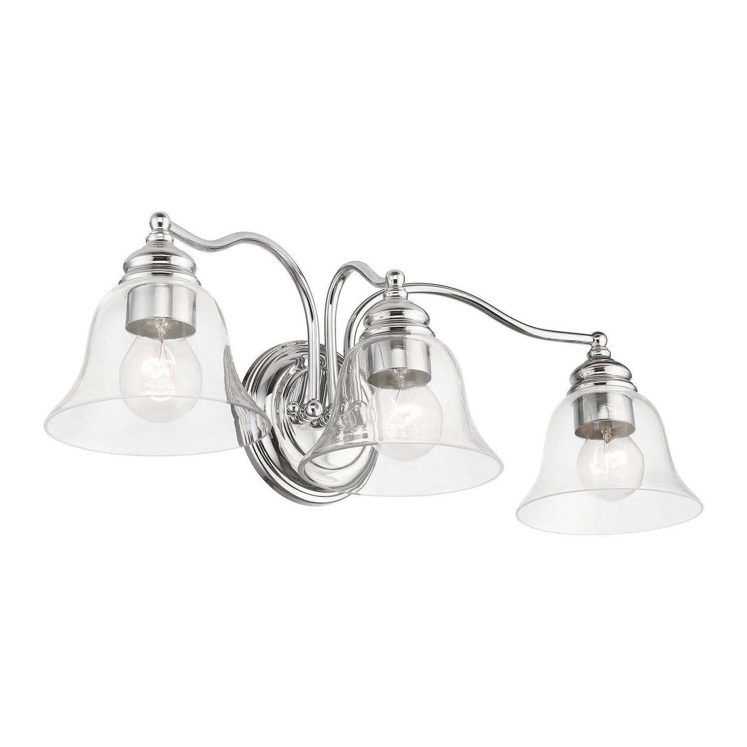 Livex Lighting - 16933-05 - Three Light Vanity Sconce - Moreland - Polished Chrome