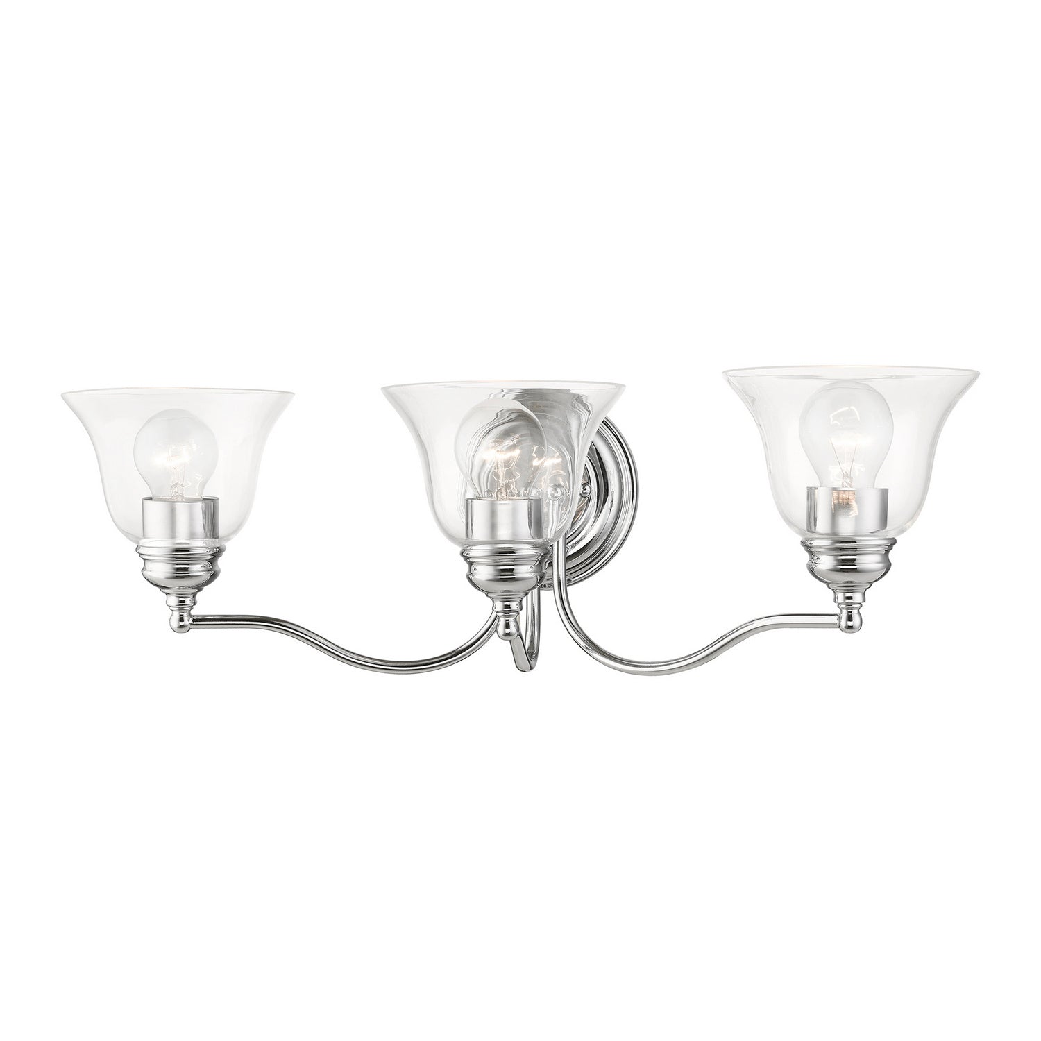 Livex Lighting - 16933-05 - Three Light Vanity Sconce - Moreland - Polished Chrome