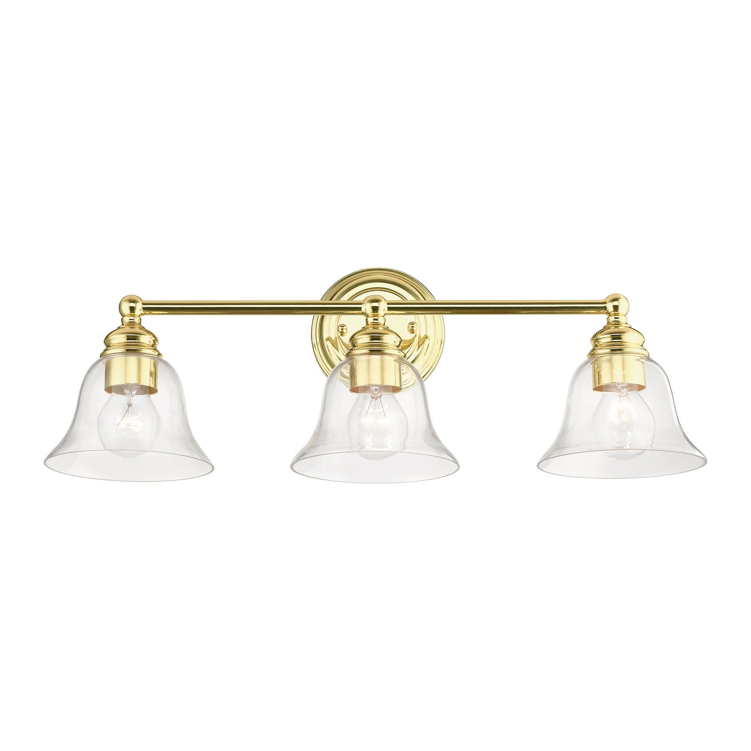 Livex Lighting - 16943-02 - Three Light Vanity Sconce - Moreland - Polished Brass