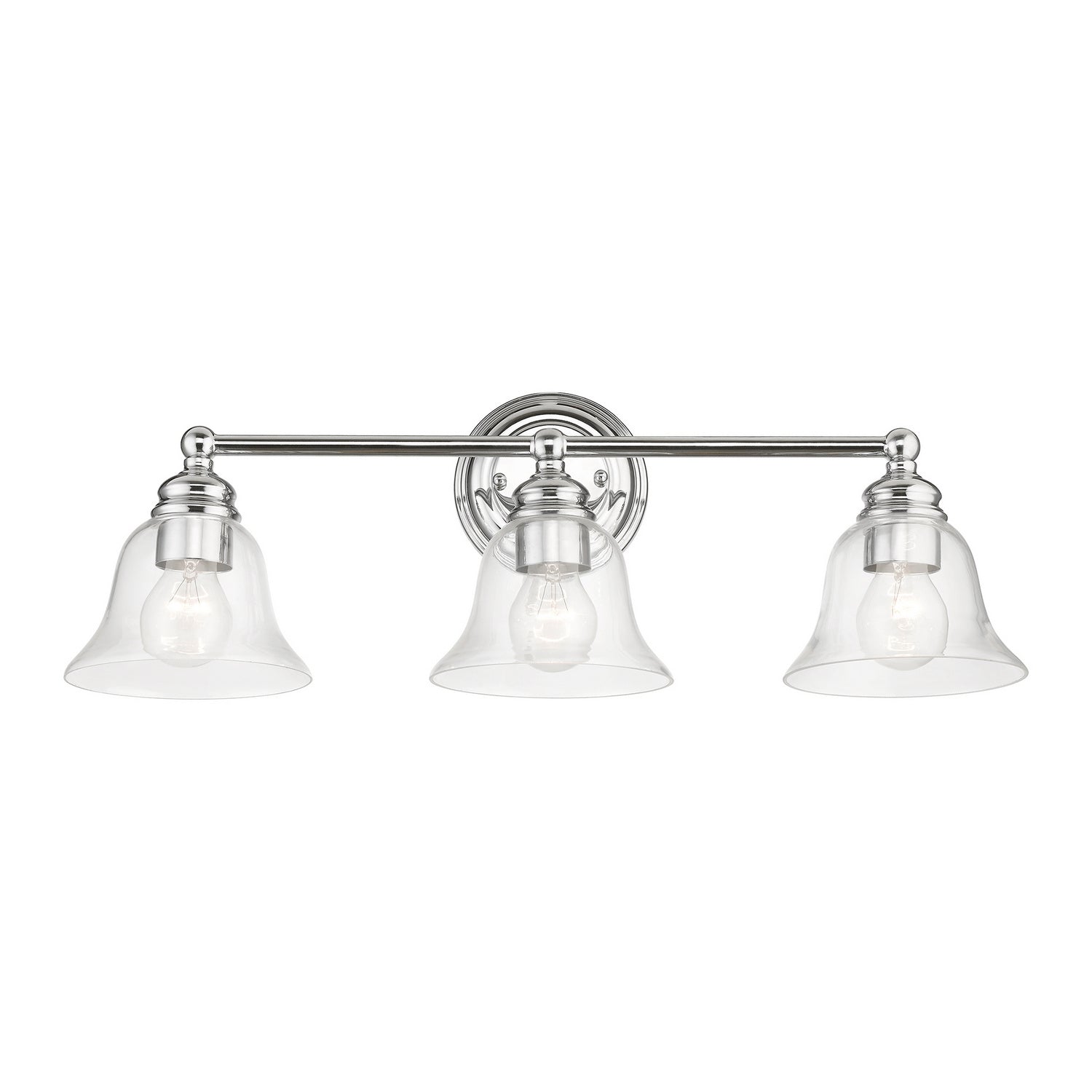 Livex Lighting - 16943-05 - Three Light Vanity Sconce - Moreland - Polished Chrome
