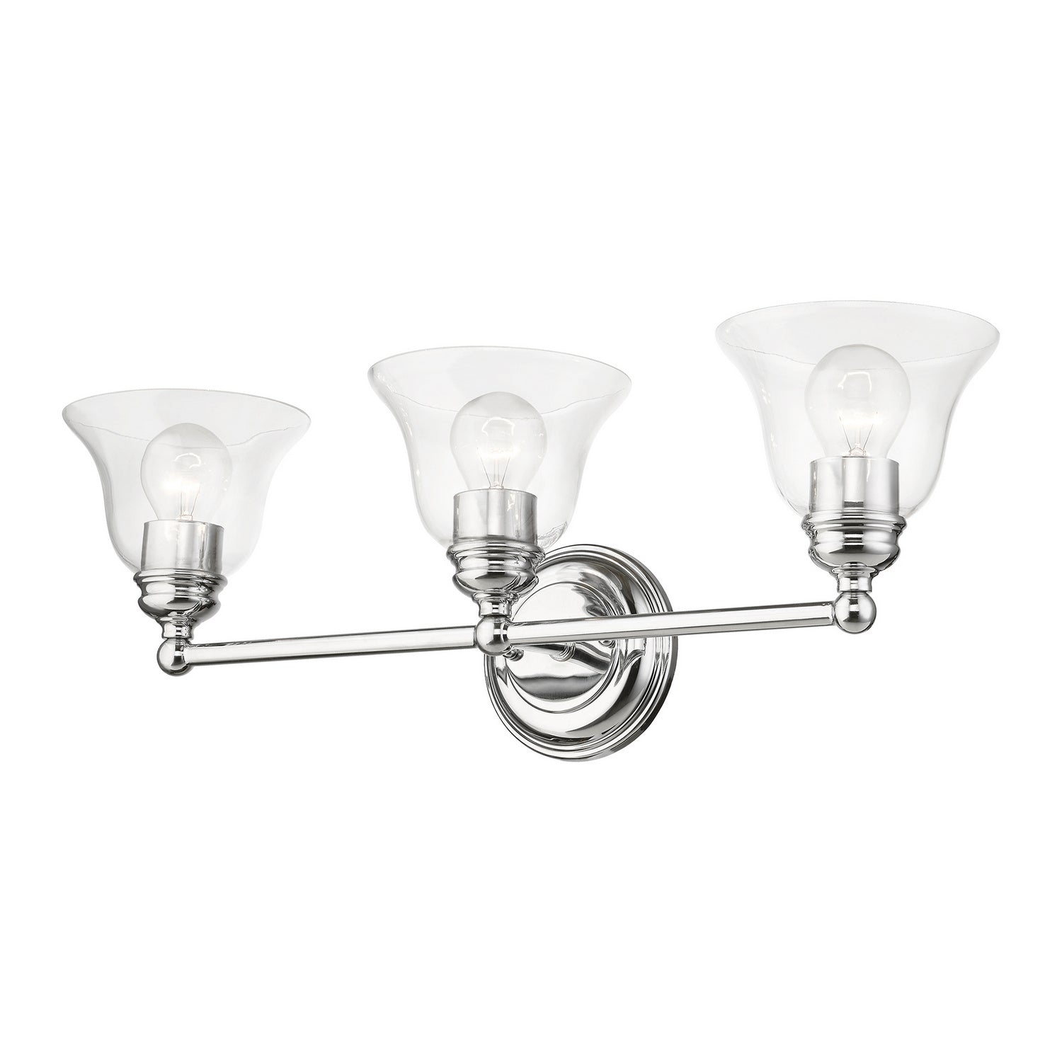 Livex Lighting - 16943-05 - Three Light Vanity Sconce - Moreland - Polished Chrome