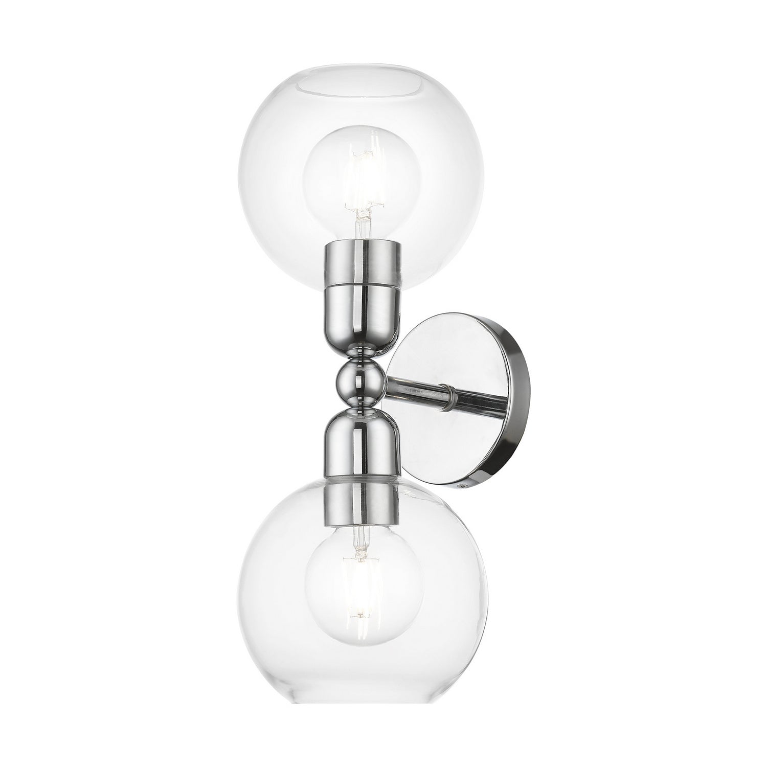 Livex Lighting - 16972-05 - Two Light Vanity Sconce - Downtown - Polished Chrome