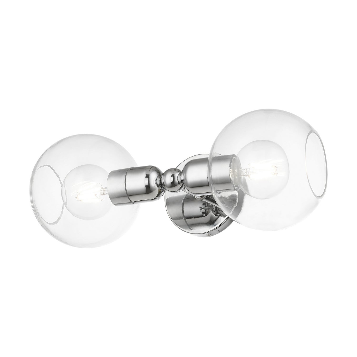 Livex Lighting - 16972-05 - Two Light Vanity Sconce - Downtown - Polished Chrome