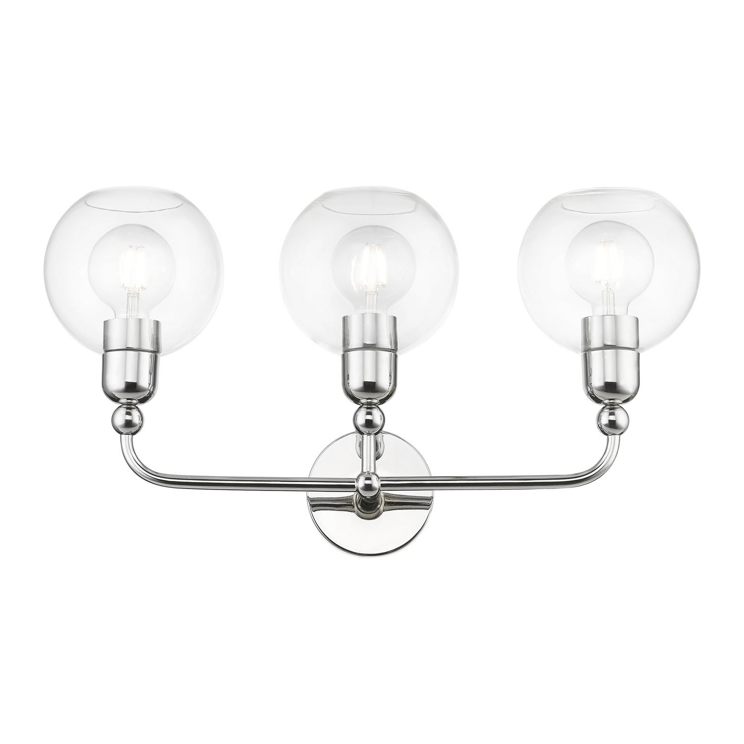 Livex Lighting - 16973-05 - Three Light Vanity Sconce - Downtown - Polished Chrome