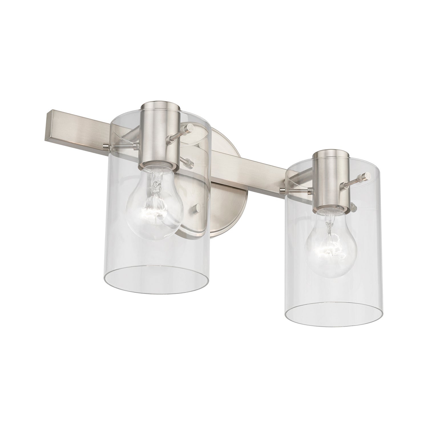 Livex Lighting - 17232-91 - Two Light Vanity Sconce - Munich - Brushed Nickel