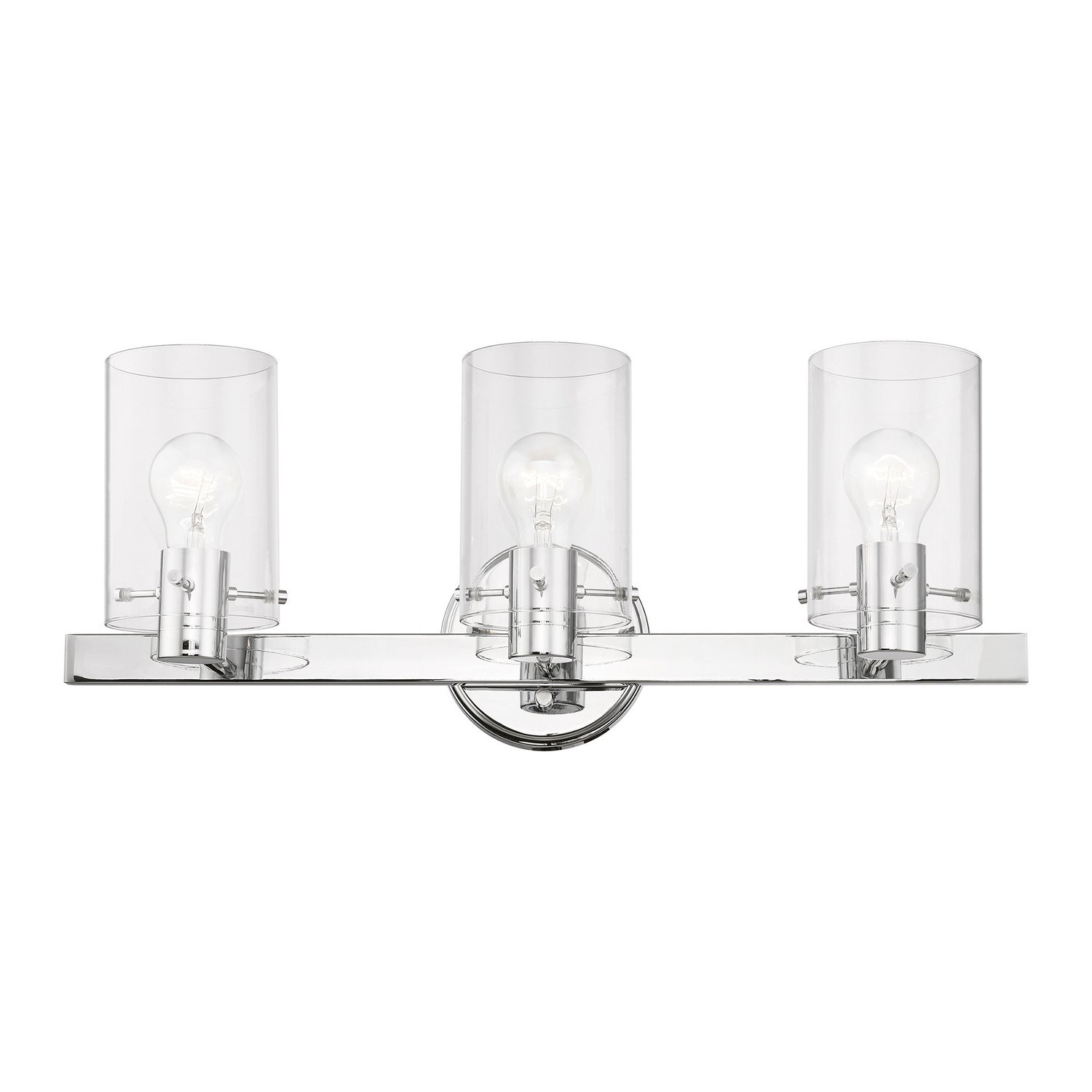 Livex Lighting - 17233-05 - Three Light Vanity Sconce - Munich - Polished Chrome