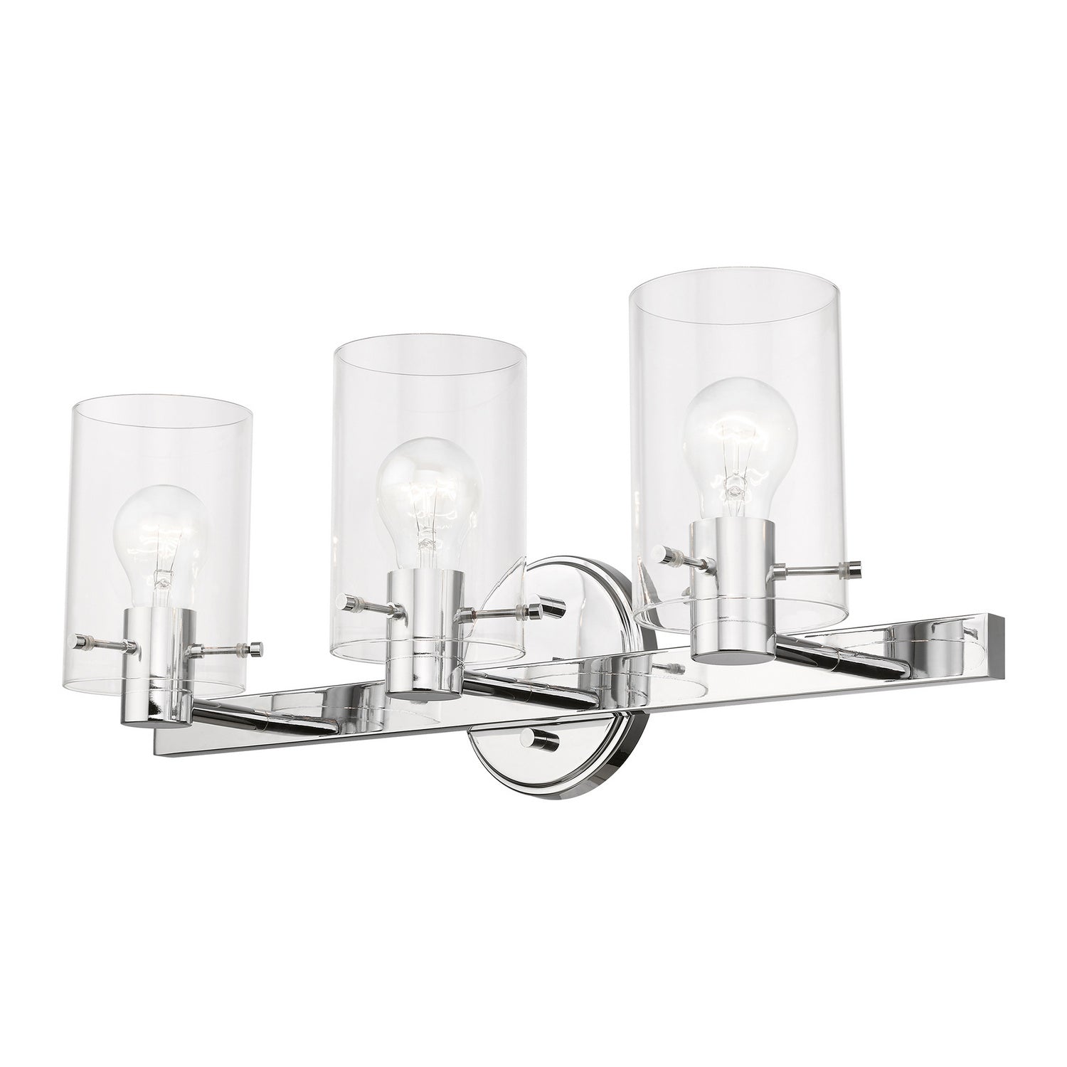 Livex Lighting - 17233-05 - Three Light Vanity Sconce - Munich - Polished Chrome