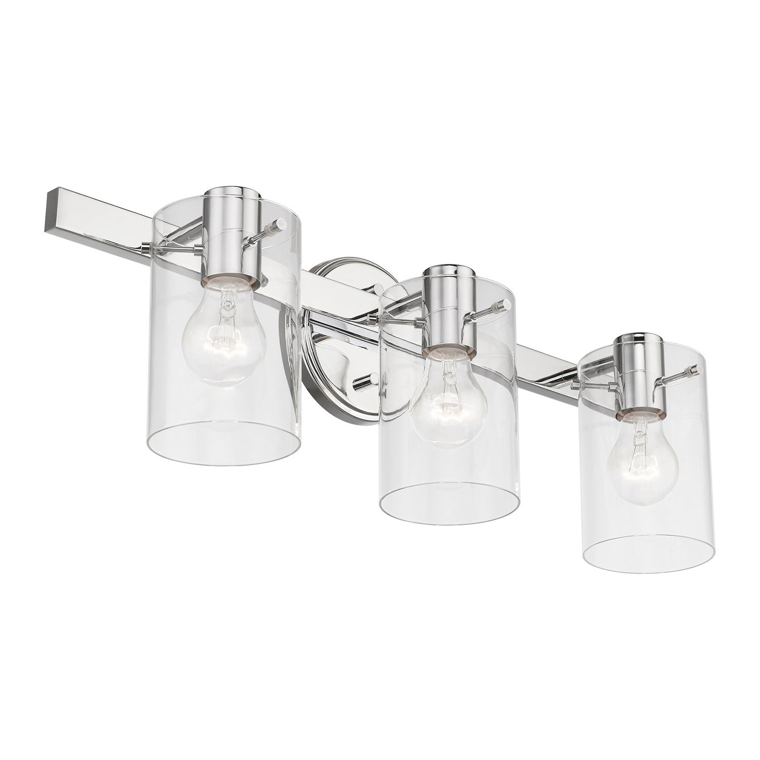 Livex Lighting - 17233-05 - Three Light Vanity Sconce - Munich - Polished Chrome
