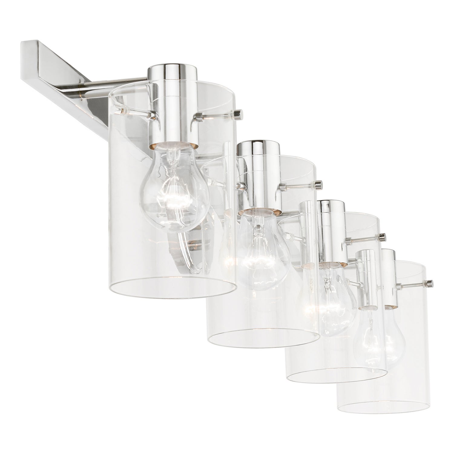 Livex Lighting - 17234-05 - Four Light Vanity Sconce - Munich - Polished Chrome
