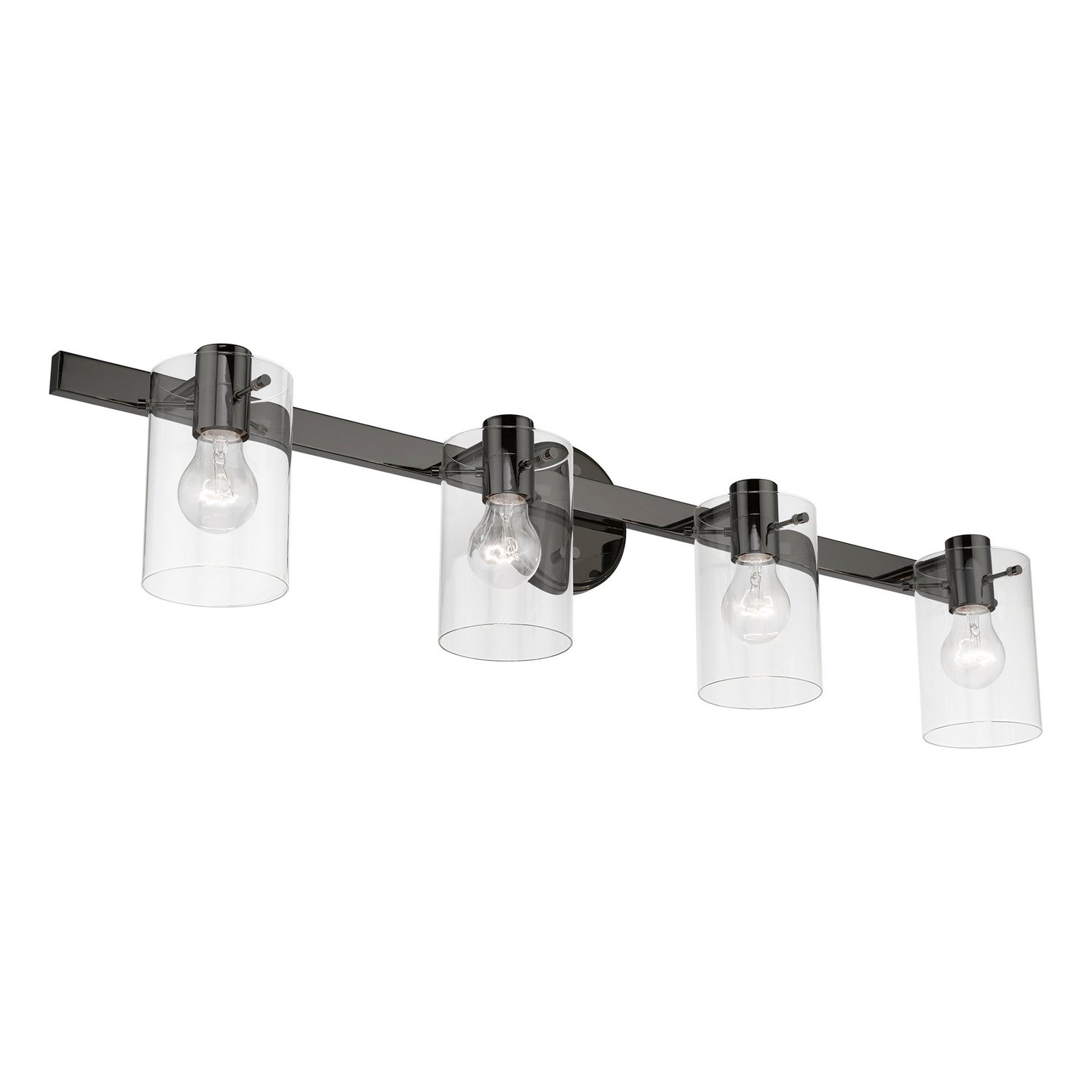 Livex Lighting - 17234-46 - Four Light Vanity Sconce - Munich - Black Chrome