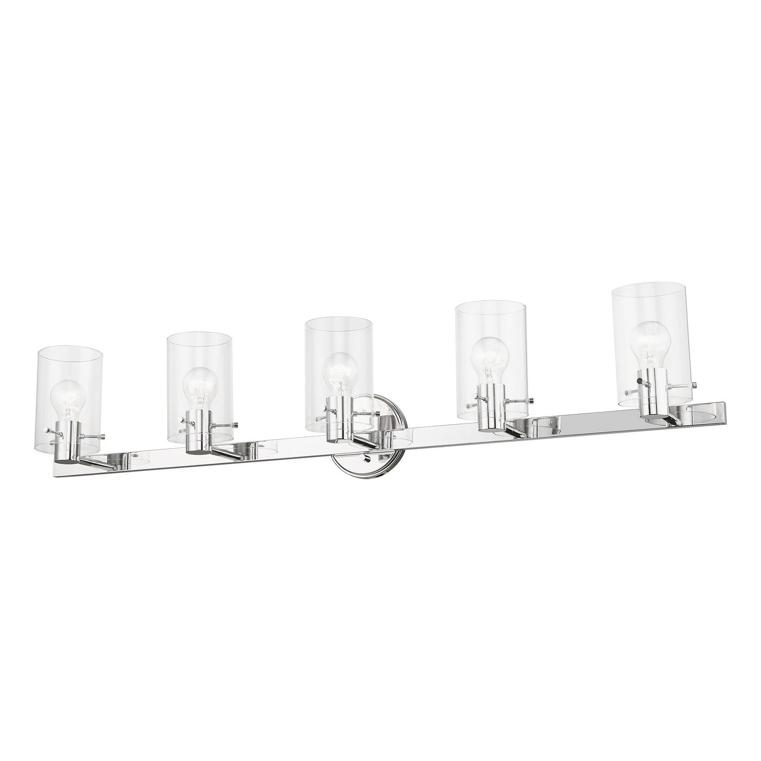 Livex Lighting - 17235-05 - Five Light Vanity Sconce - Munich - Polished Chrome