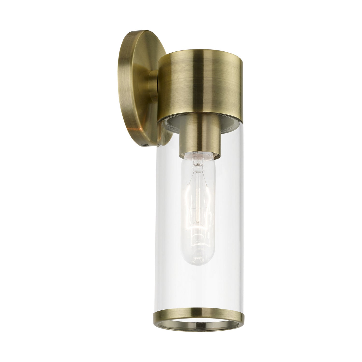 Livex Lighting - 17281-01 - One Light Wall Sconce - Banca - Antique Brass