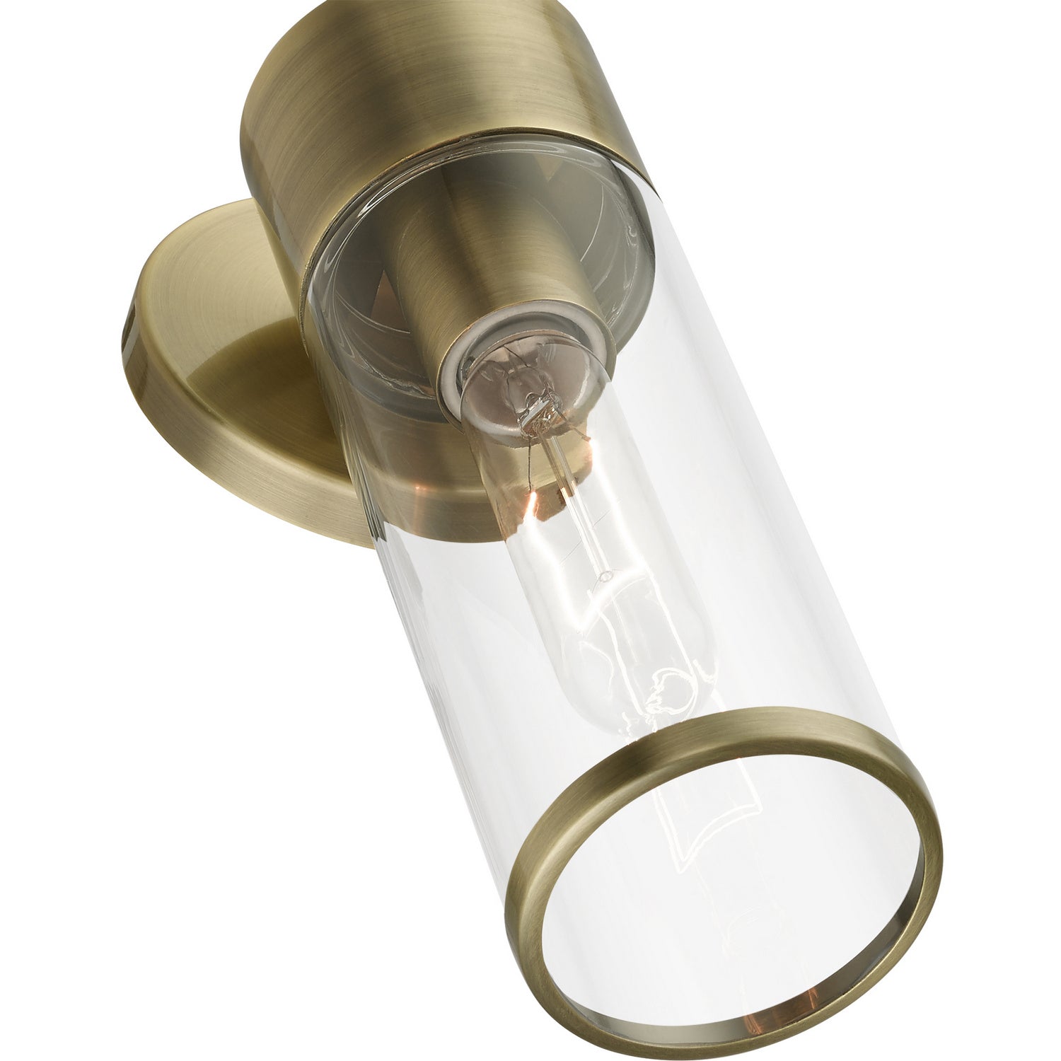 Livex Lighting - 17281-01 - One Light Wall Sconce - Banca - Antique Brass