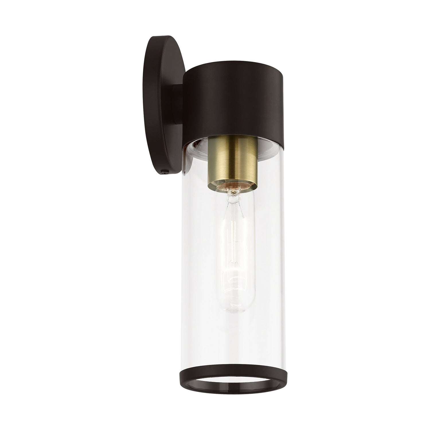 Livex Lighting - 17281-07 - One Light Wall Sconce - Banca - Bronze w/Antique Brass