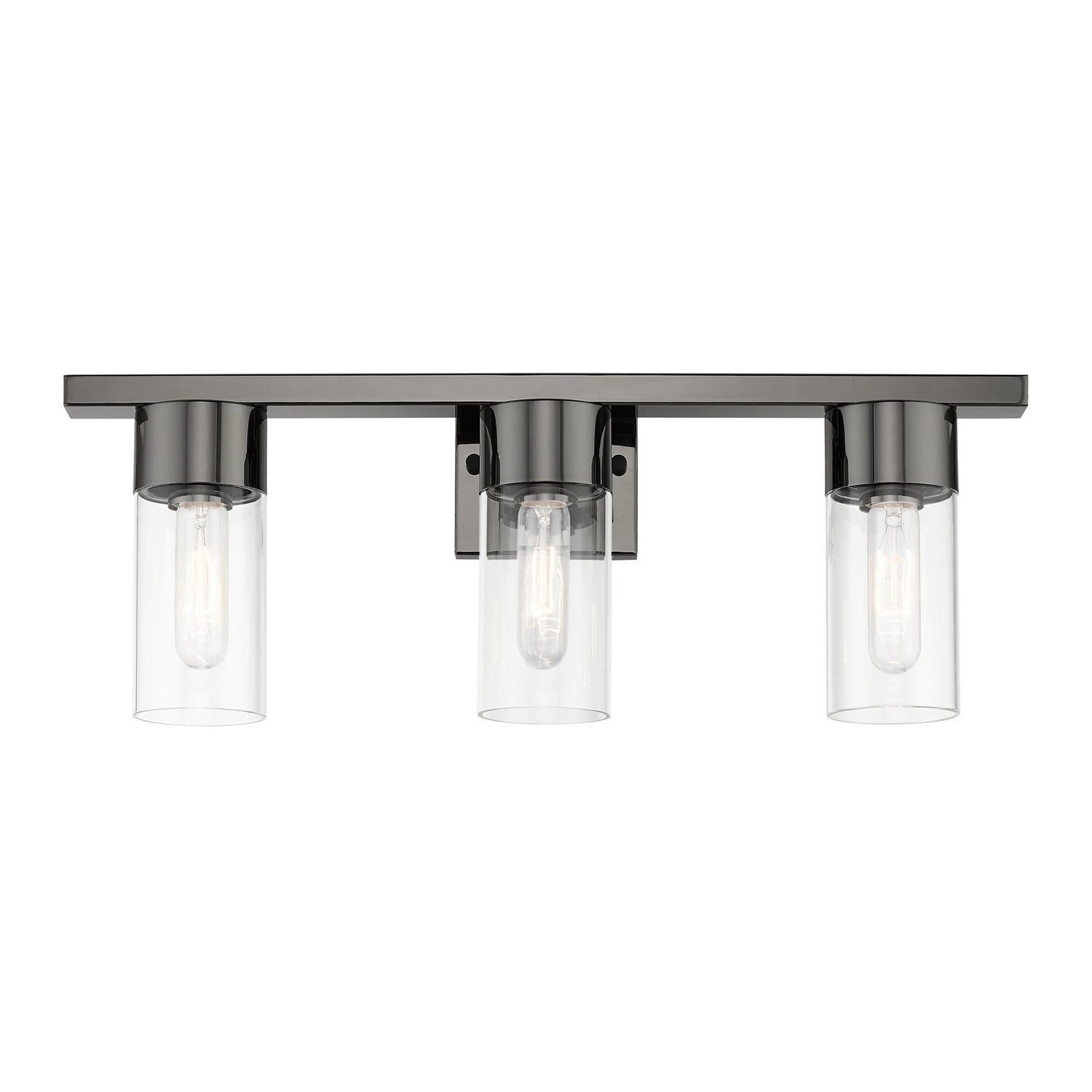 Livex Lighting - 17313-46 - Three Light Vanity Sconce - Carson - Black Chrome