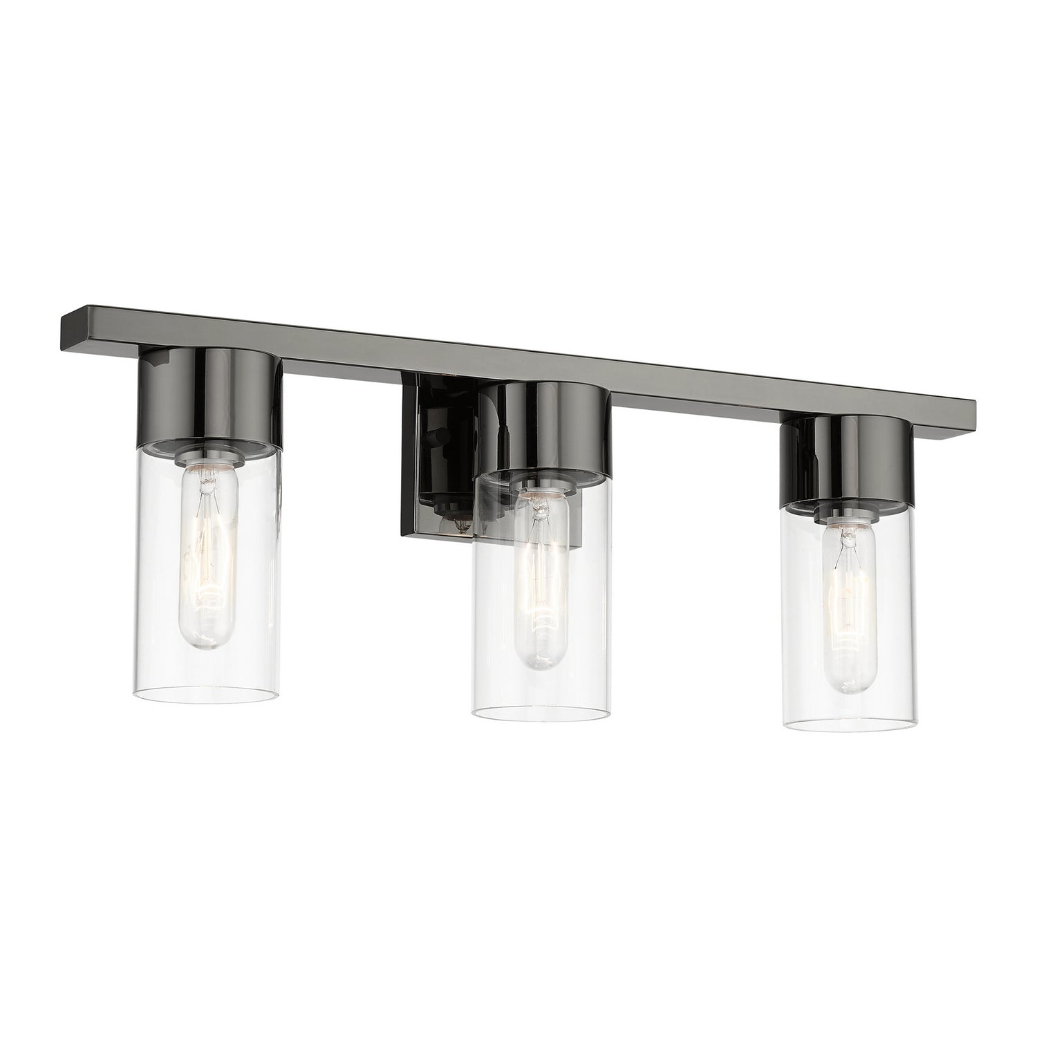 Livex Lighting - 17313-46 - Three Light Vanity Sconce - Carson - Black Chrome