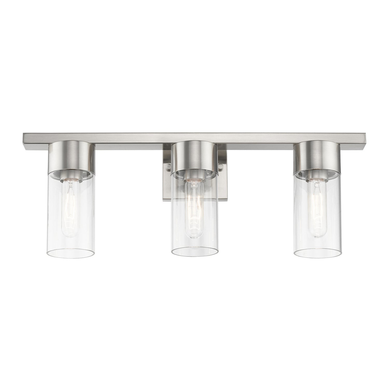 Livex Lighting - 17313-91 - Three Light Vanity Sconce - Carson - Brushed Nickel