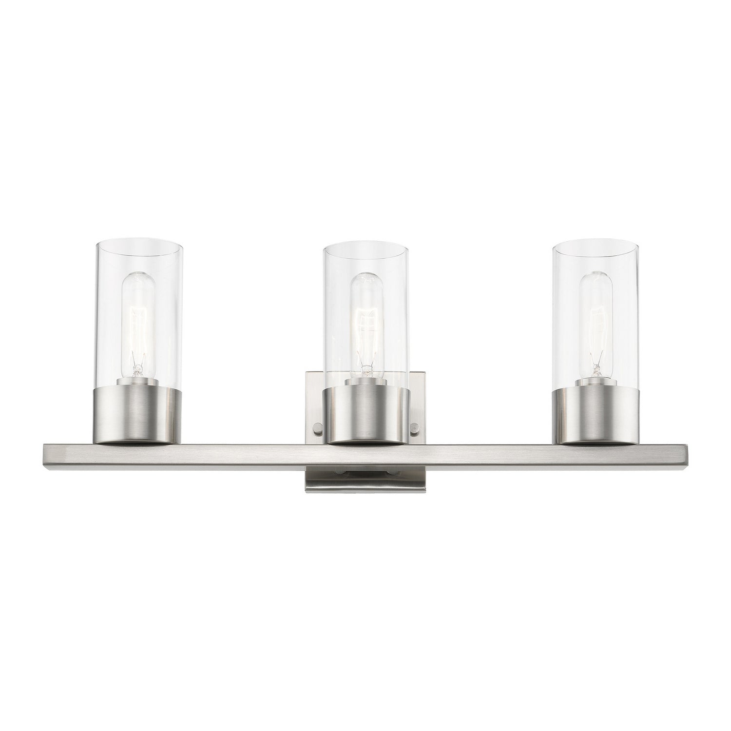 Livex Lighting - 17313-91 - Three Light Vanity Sconce - Carson - Brushed Nickel