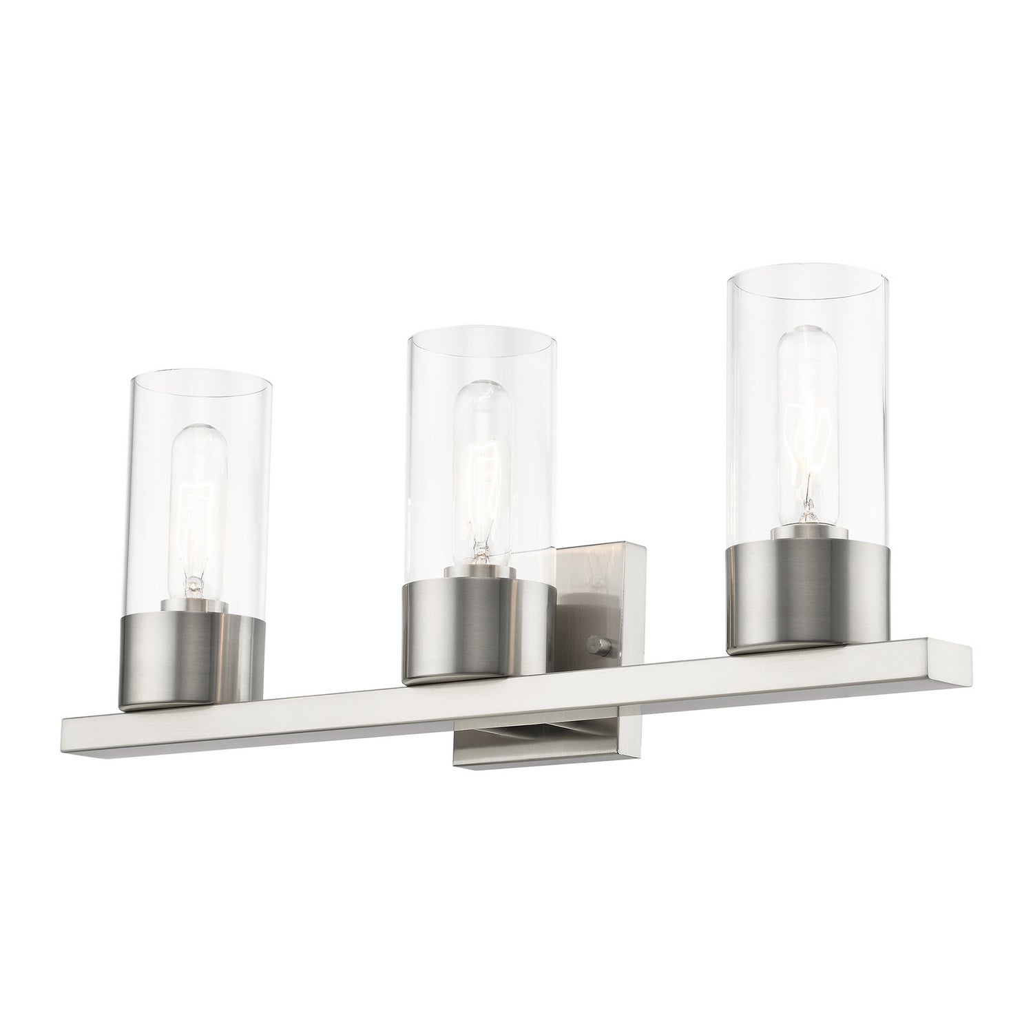 Livex Lighting - 17313-91 - Three Light Vanity Sconce - Carson - Brushed Nickel