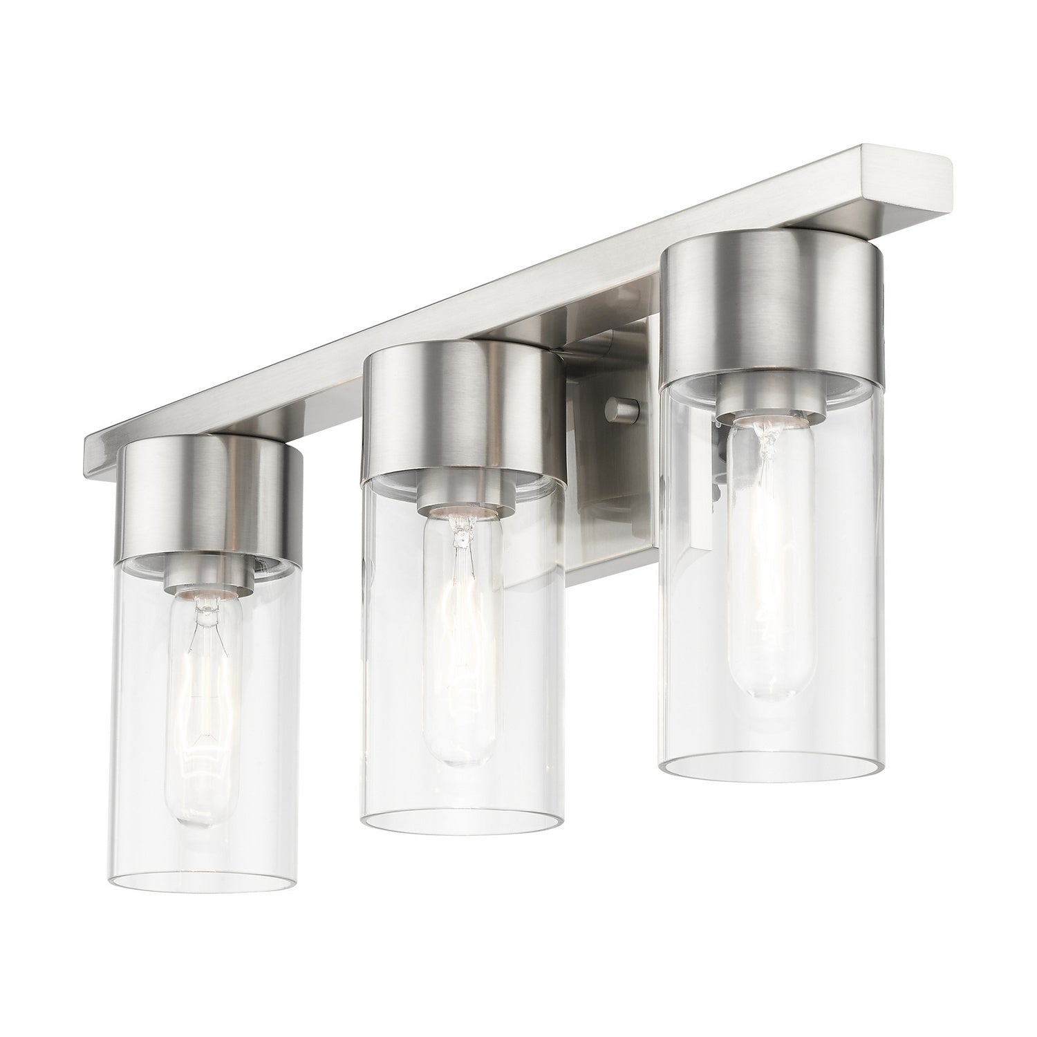 Livex Lighting - 17313-91 - Three Light Vanity Sconce - Carson - Brushed Nickel