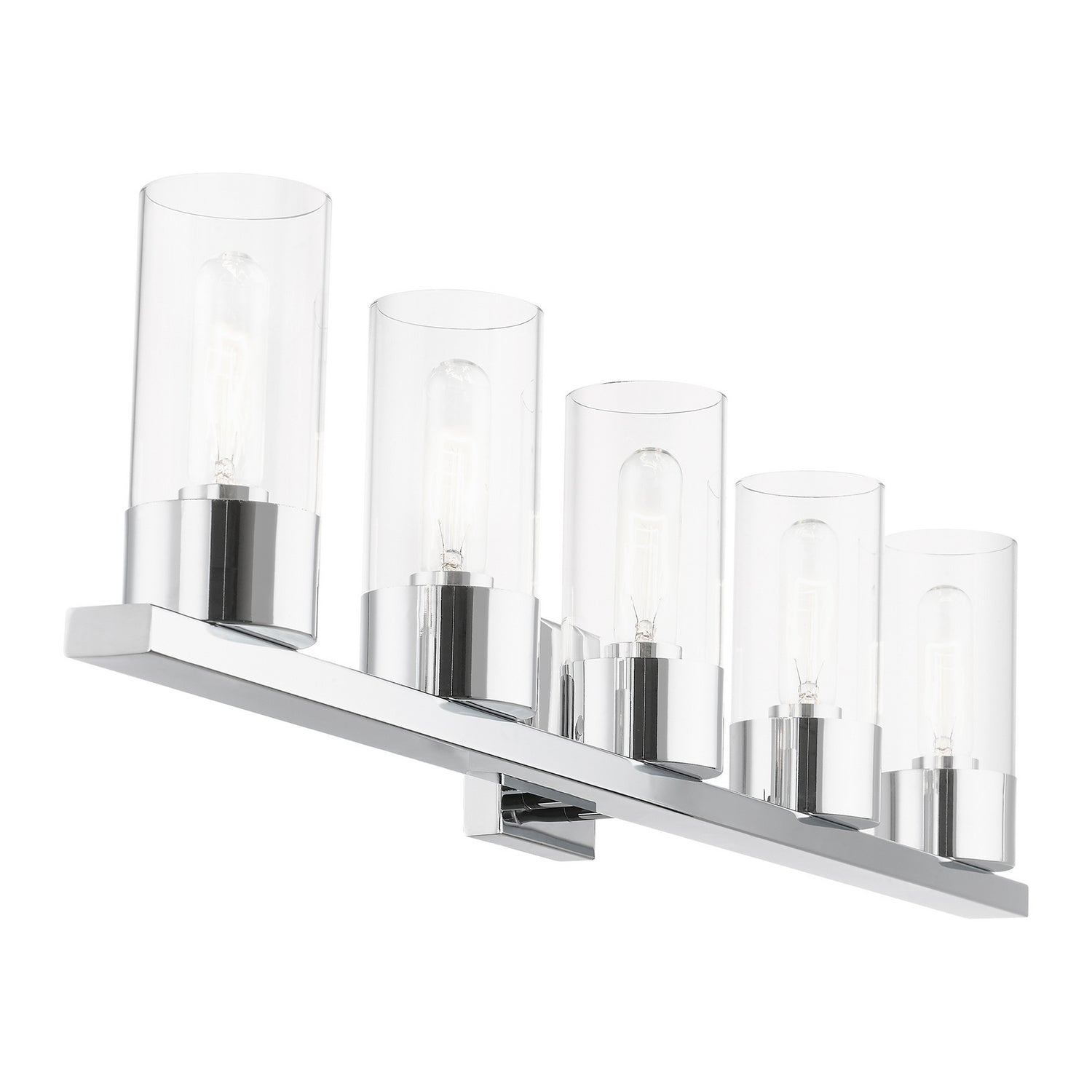 Livex Lighting - 17315-05 - Five Light Vanity Sconce - Carson - Polished Chrome