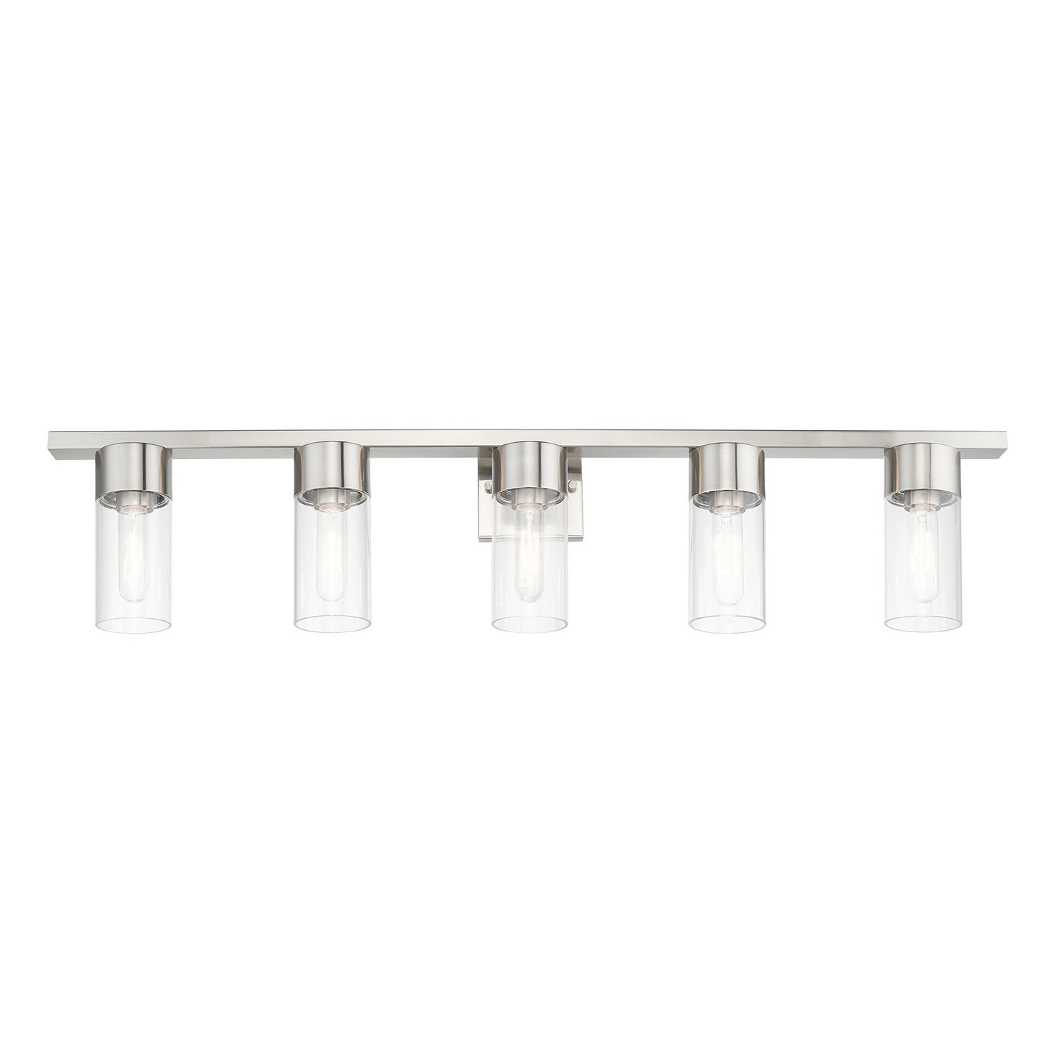 Livex Lighting - 17315-91 - Five Light Vanity Sconce - Carson - Brushed Nickel