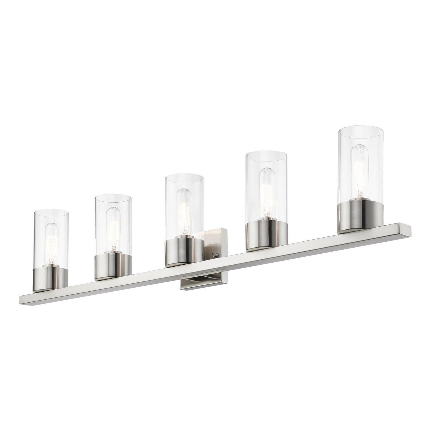 Livex Lighting - 17315-91 - Five Light Vanity Sconce - Carson - Brushed Nickel