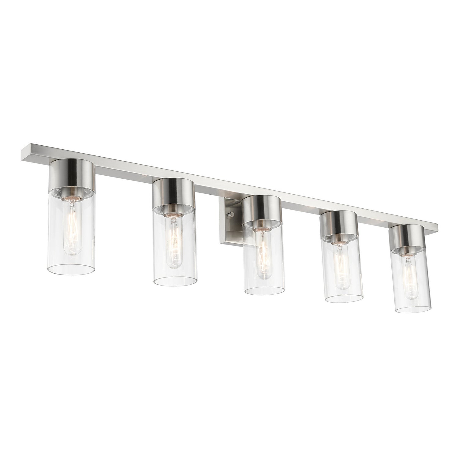 Livex Lighting - 17315-91 - Five Light Vanity Sconce - Carson - Brushed Nickel